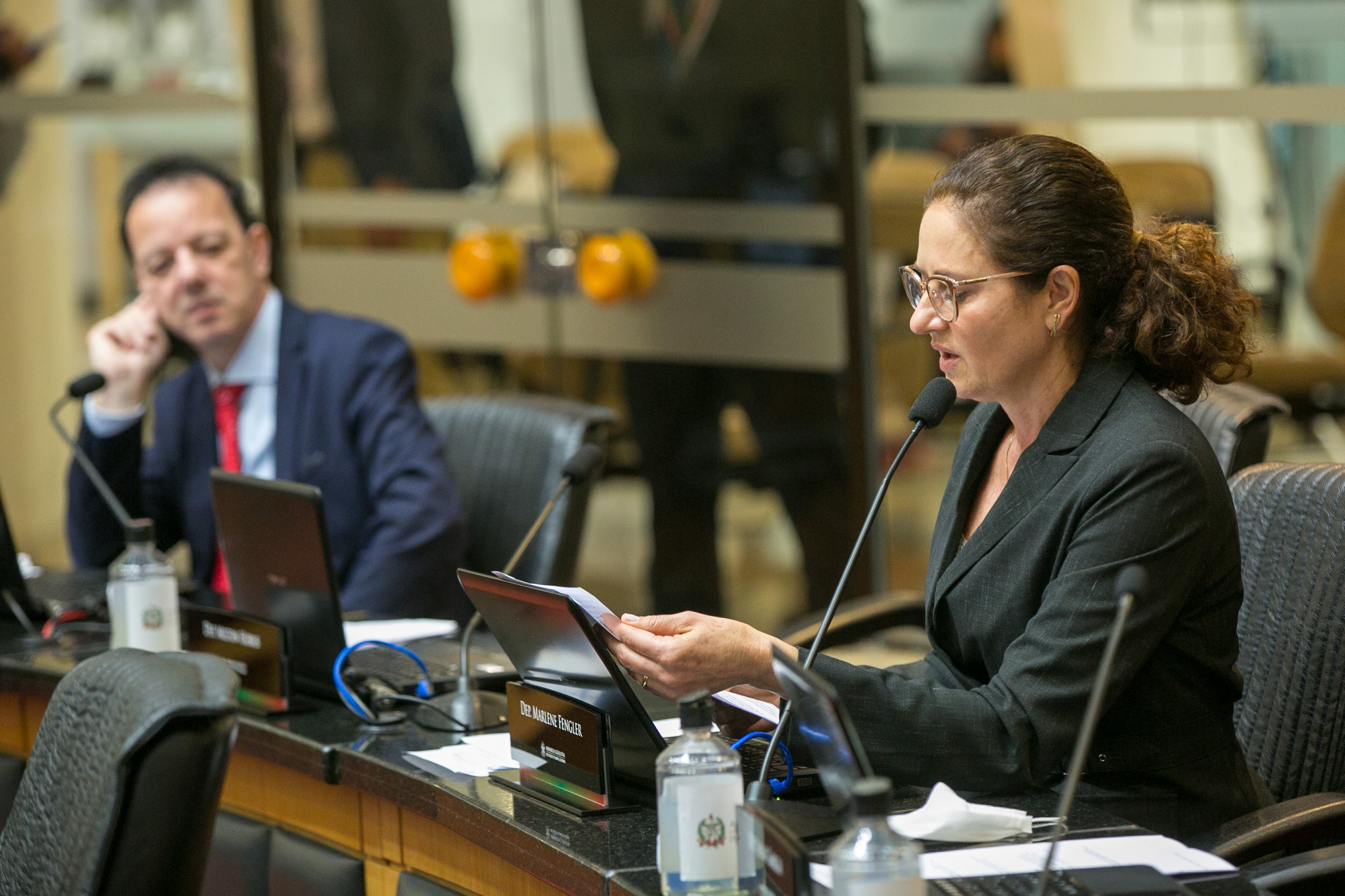 Deputado Ismael dos Santos (PSD) e Deputada Marlene Fengler (PSD)