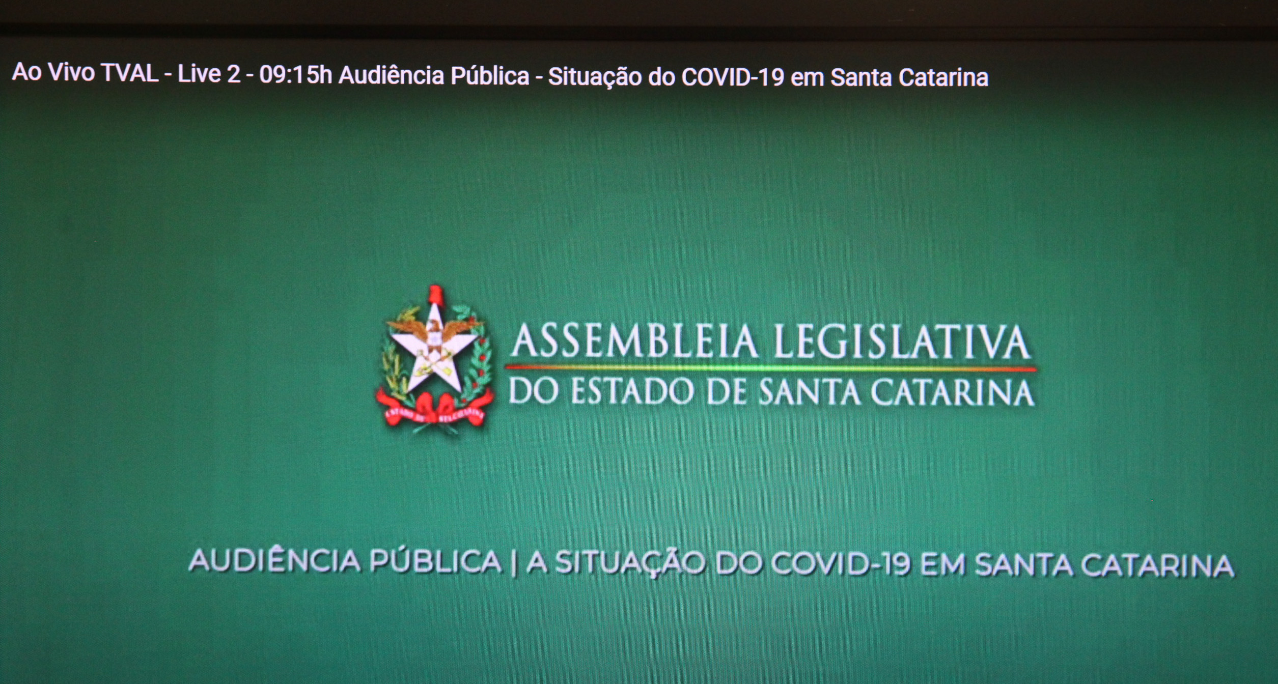 Comissão de Saúde - Reunião e Audiência Pública sobre a Situação do COVID-19 em Santa Catarina