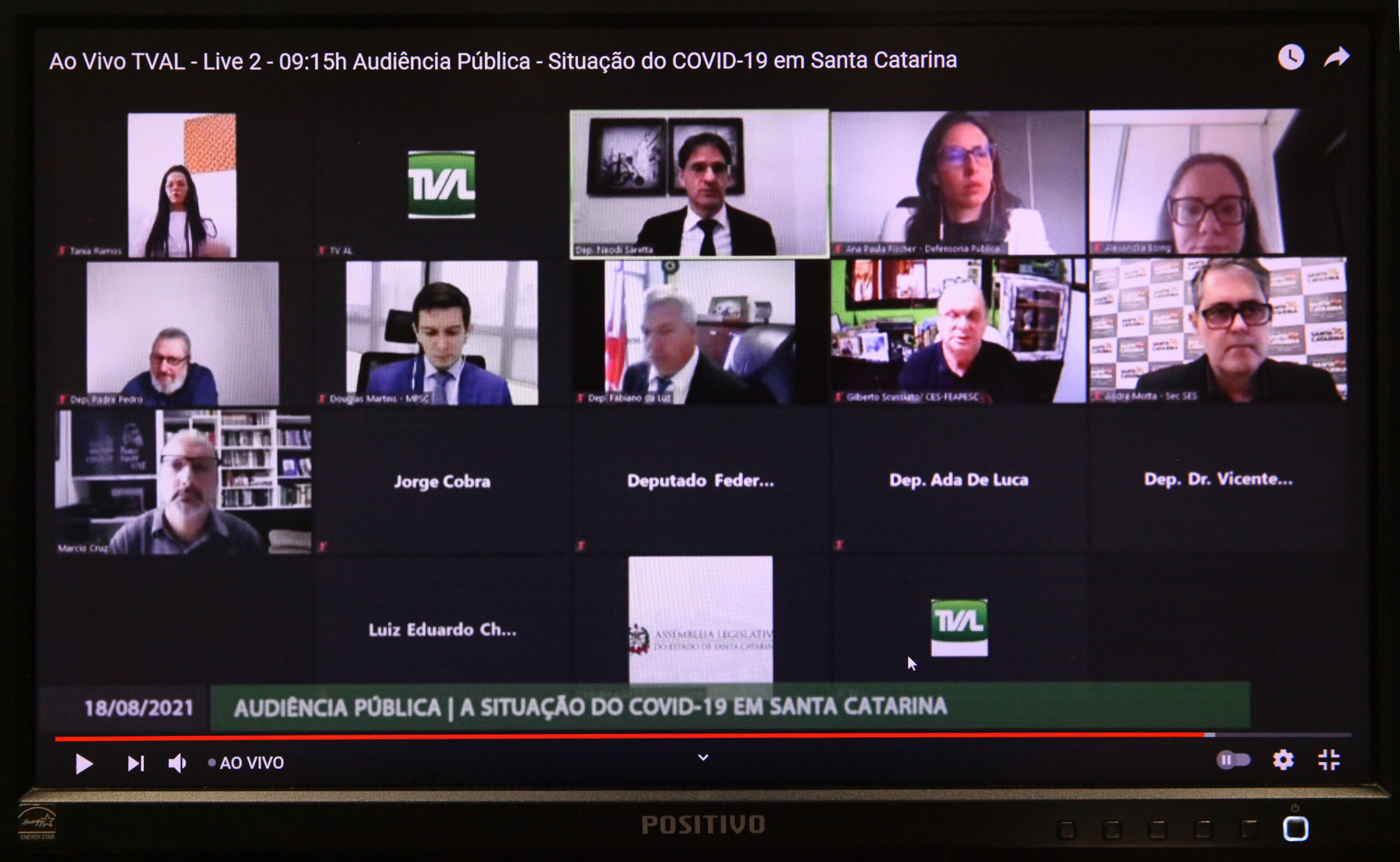 Comissão de Saúde - Reunião e Audiência Pública sobre a Situação do COVID-19 em Santa Catarina