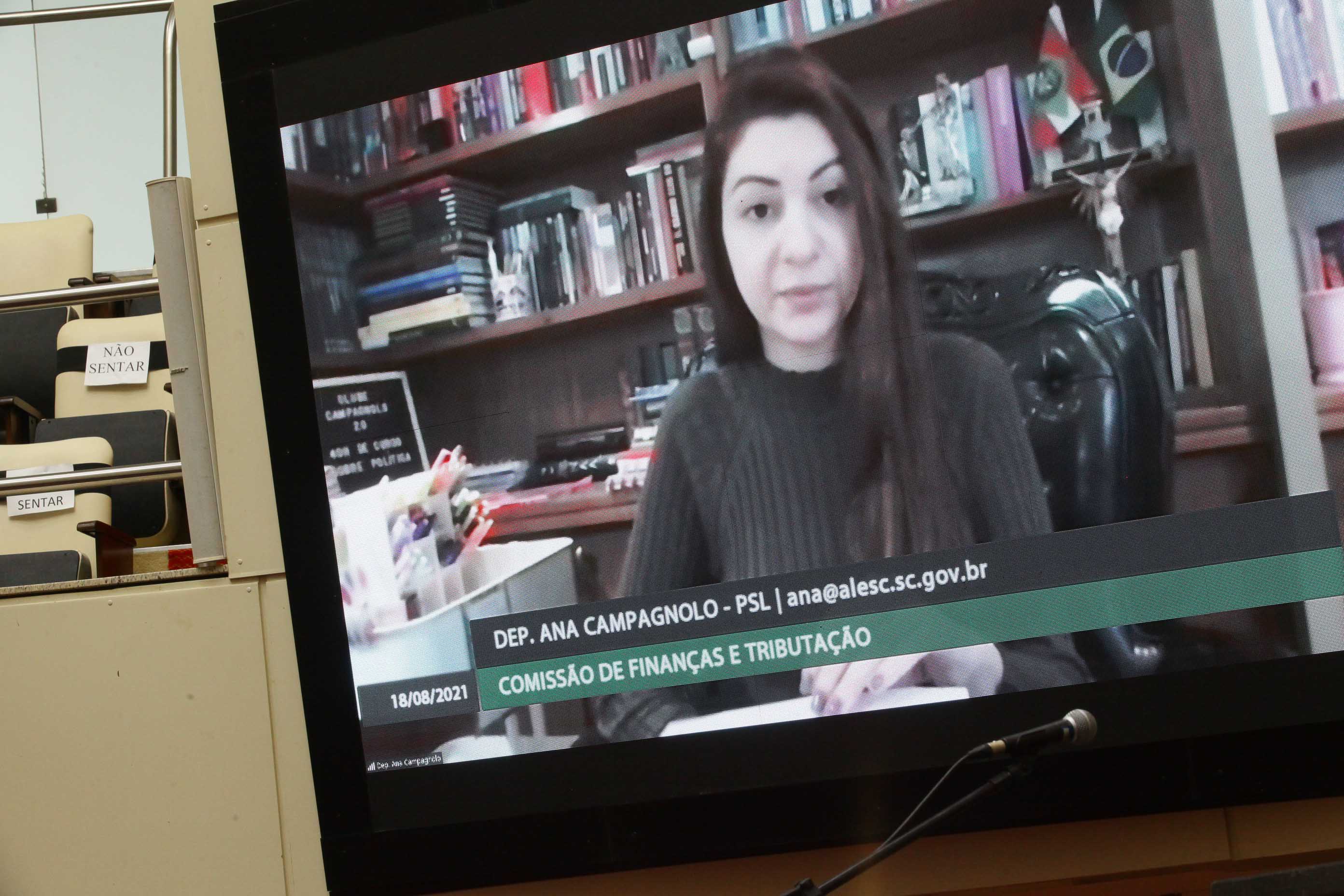 Comissão de Finanças e Tributação - Deputada Ana Caroline Campagnolo (PSL)