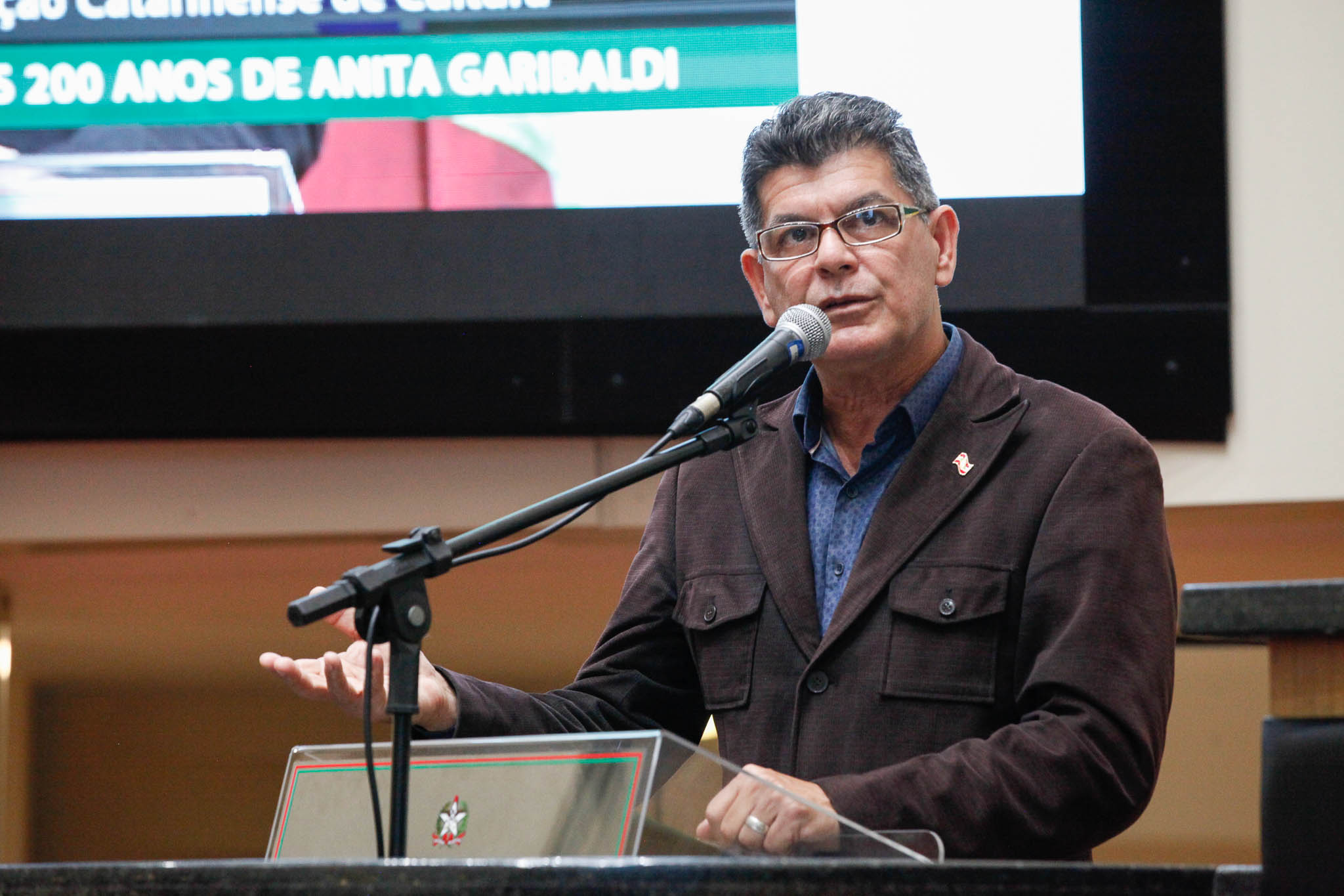 Presidente da Fundação Catarinense de Cultura, Edson Lemos