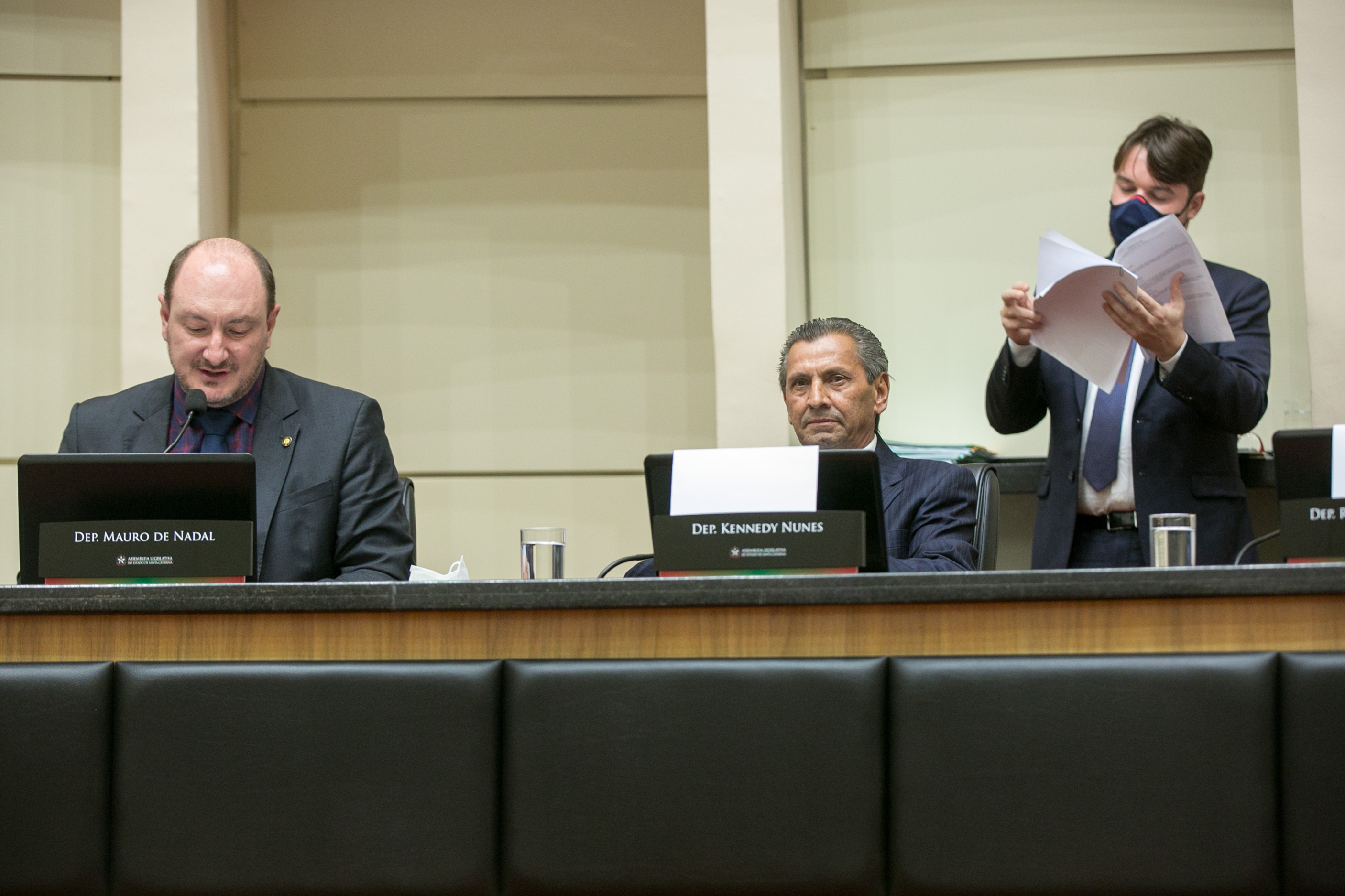 Deputado Mauro de Nadal (MDB) e Deputado Julio Garcia (PSD)