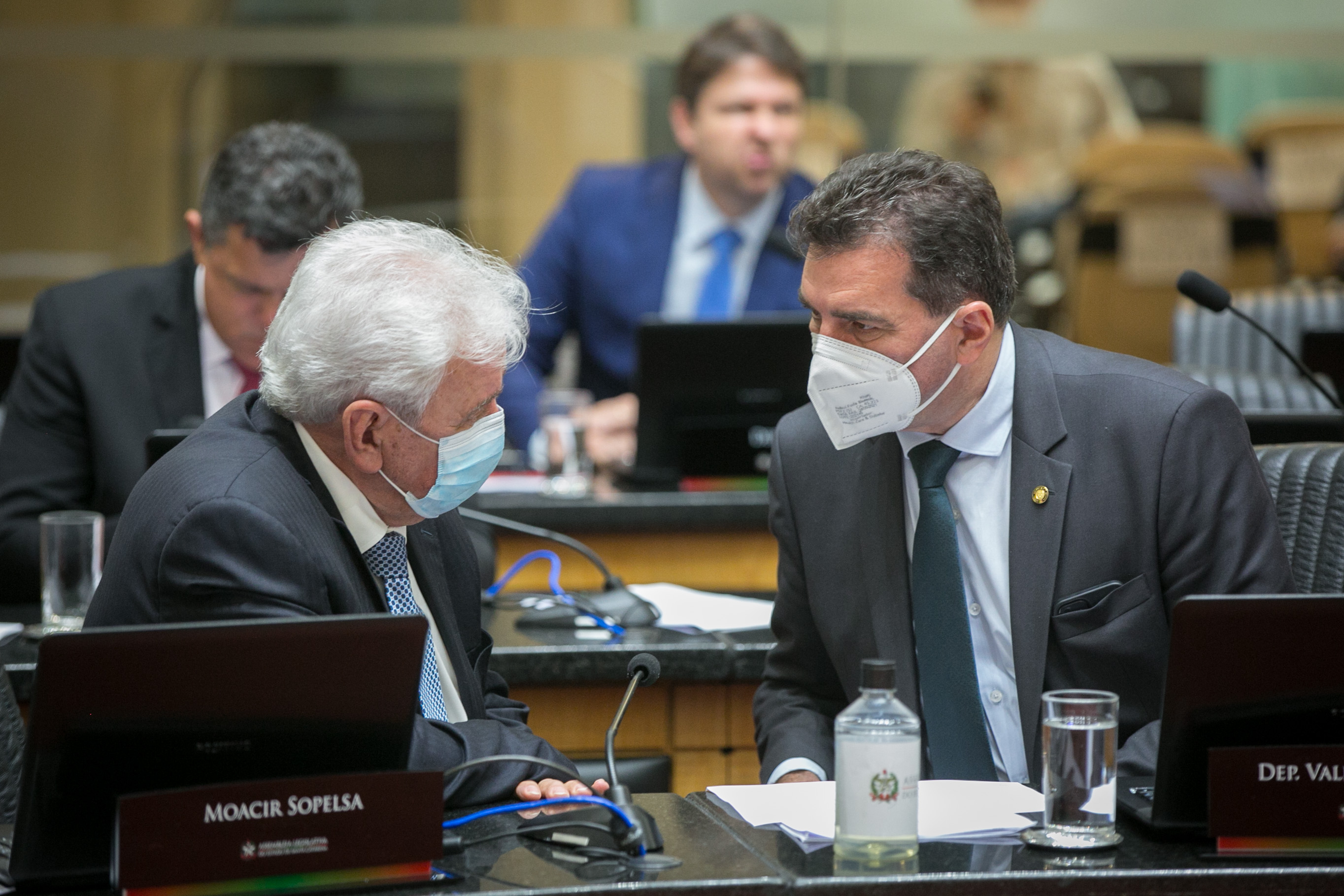Deputado Moacir Sopelsa (MDB) e Deputado Valdir Cobalchini (MDB)