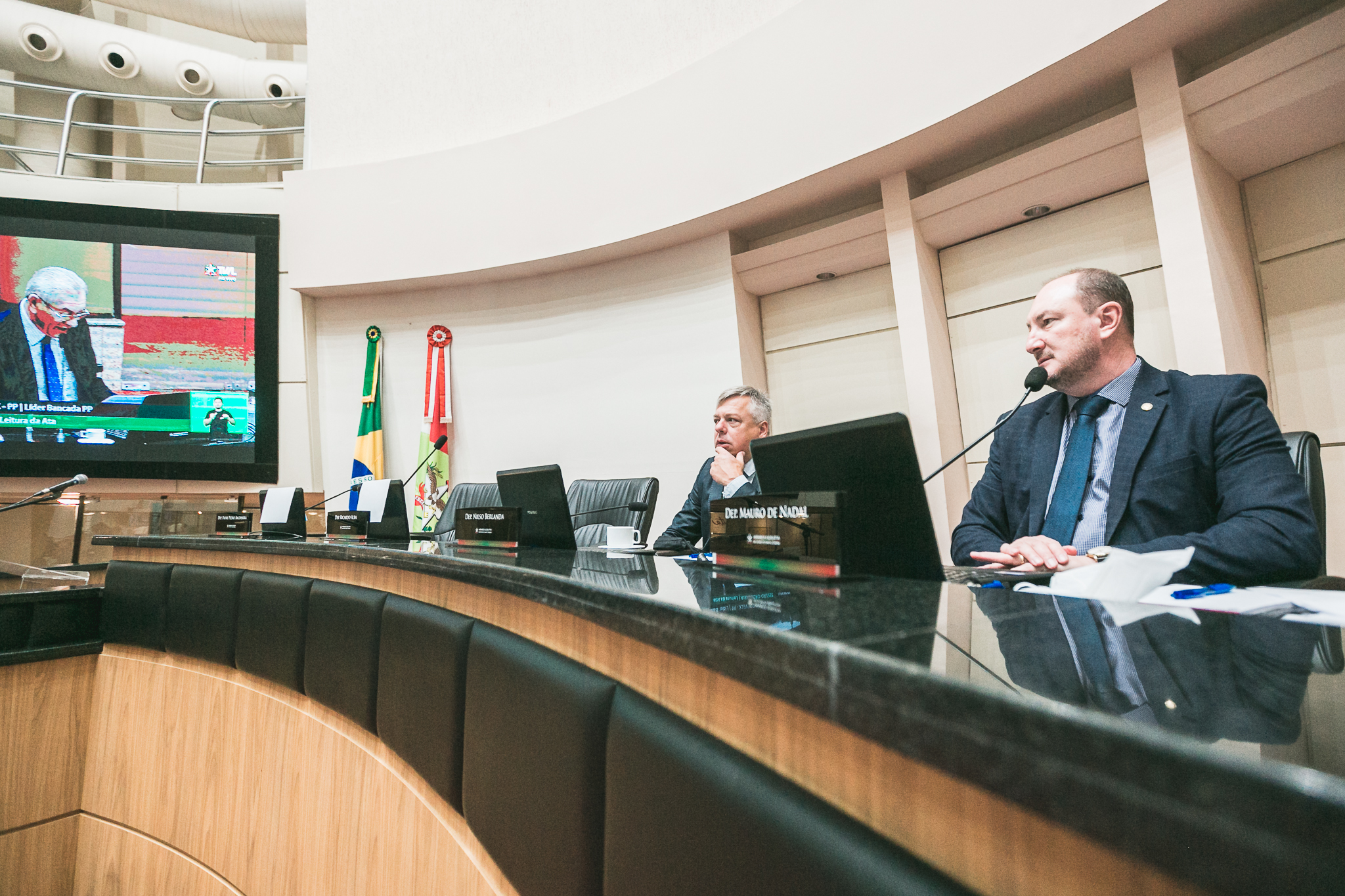 Deputado Mauro de Nadal (MDB) - Deputado Fabiano da Luz (PT)