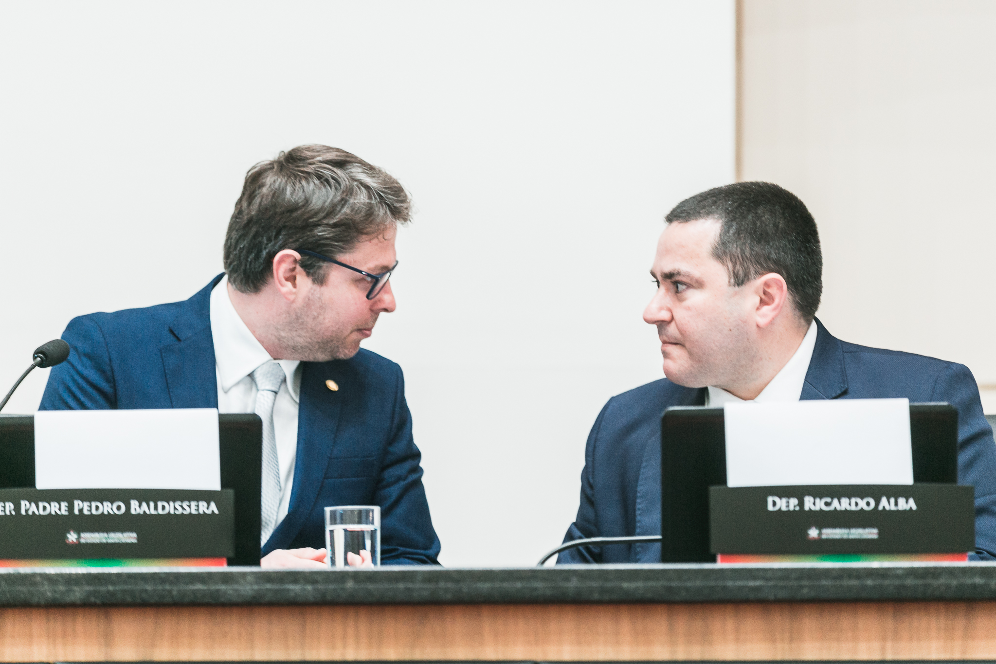 Deputado Tiago Bolan Frigo (PSL) - Deputado Ricardo Alba (PSL)