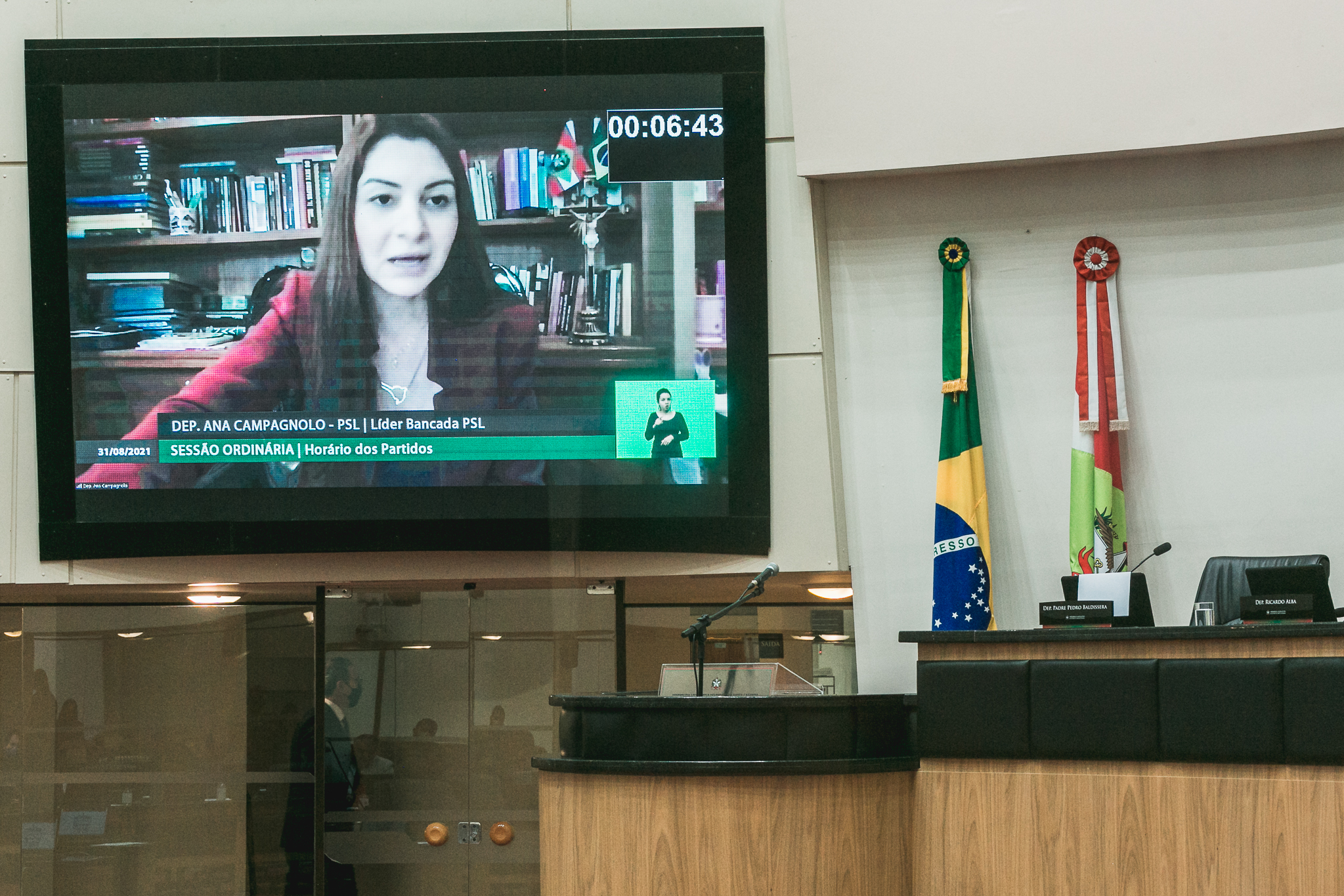 Deputada Ana Caroline Campagnolo (PSL)