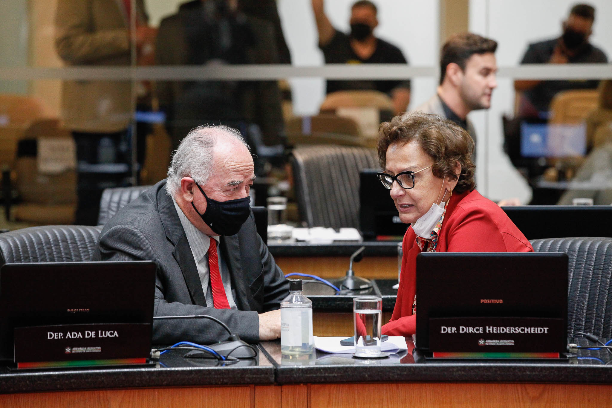 Deputado Romildo Titon (MDB), Deputada Dirce Heiderscheidt (MDB)