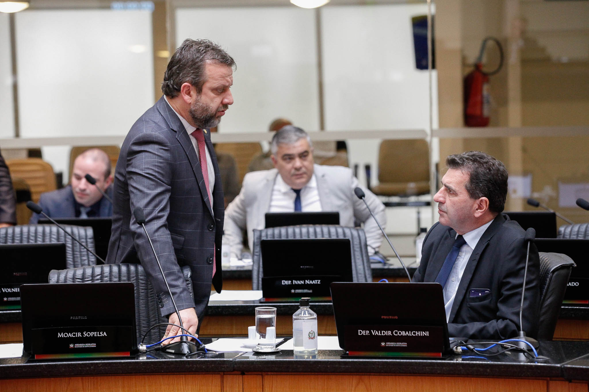 Deputado Jerry Comper (MDB), Deputado Valdir Cobalchini (MDB)