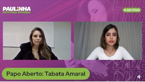 Em live, Paulinha e Tabata ainda não decidiram destino político