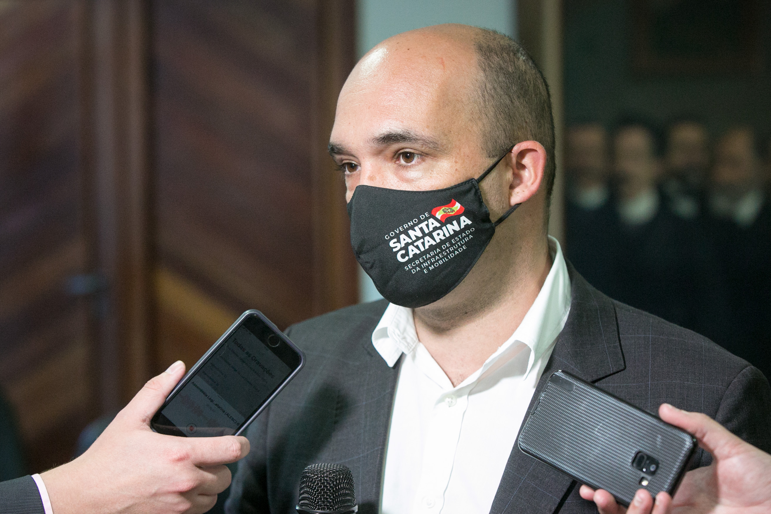 Secretário de Estado da Infraestrutura e Mobilidade, Thiago Vieira