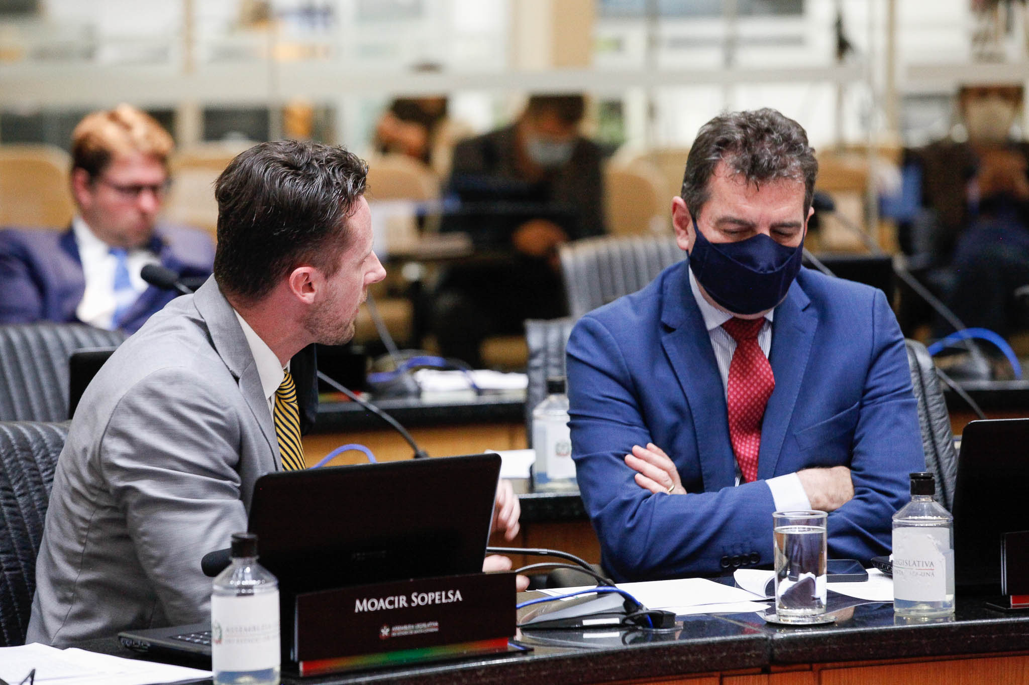 Deputado Fernando Krelling (MDB), Deputado Valdir Cobalchini (MDB)