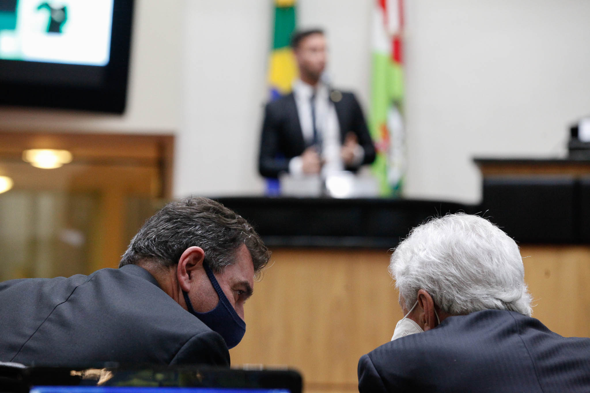 Deputado Valdir Cobalchini (MDB), Deputado Moacir Sopelsa (MDB)