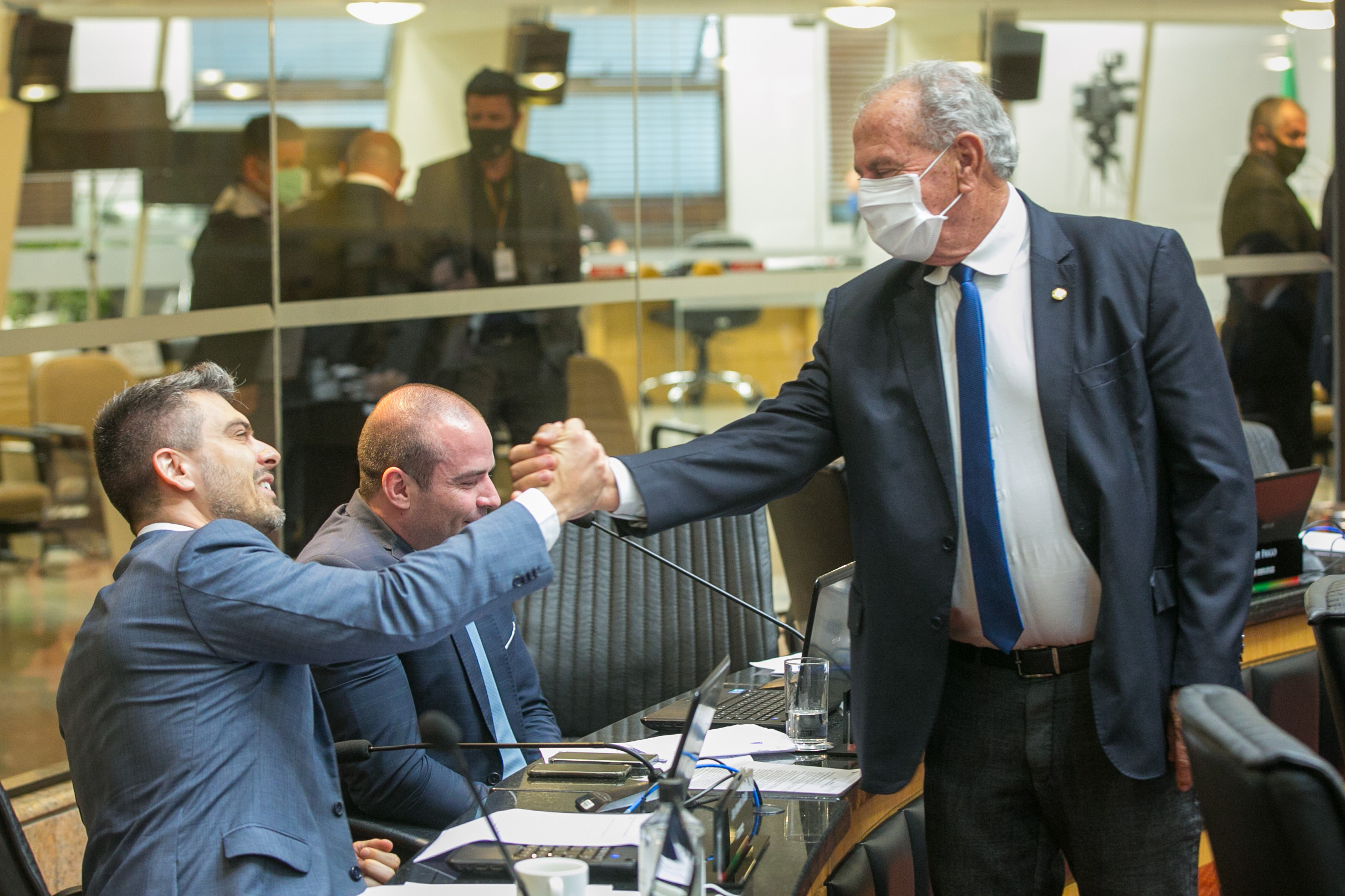 Deputado Bruno Souza (NOVO) e Deputado Nazareno Martins (PSB)