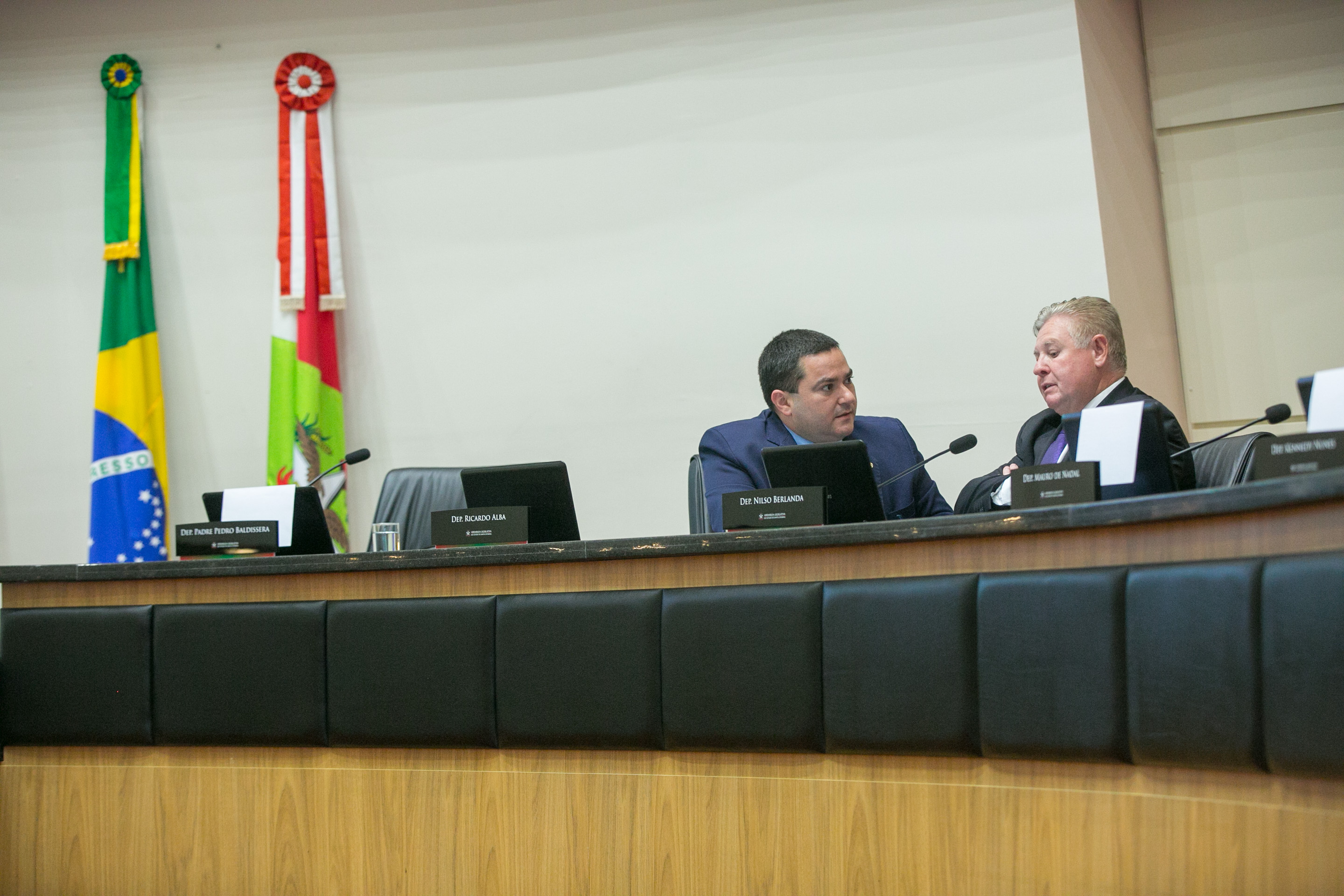 Deputado Ricardo Alba (PSL) e Deputado Nilso Berlanda (PL)