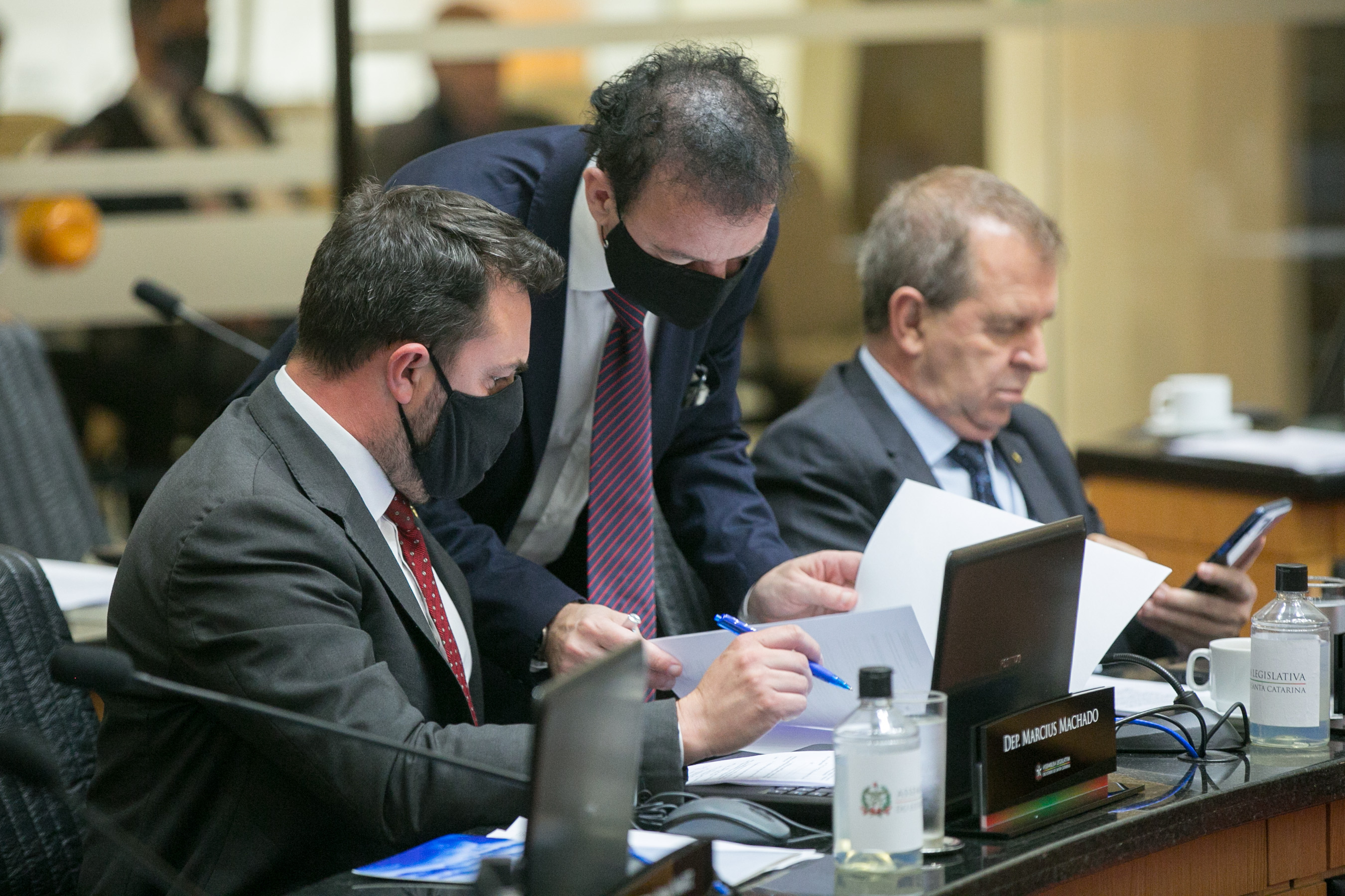Deputado Marcius Machado (PL) e Deputado Ismael dos Santos (PSD)