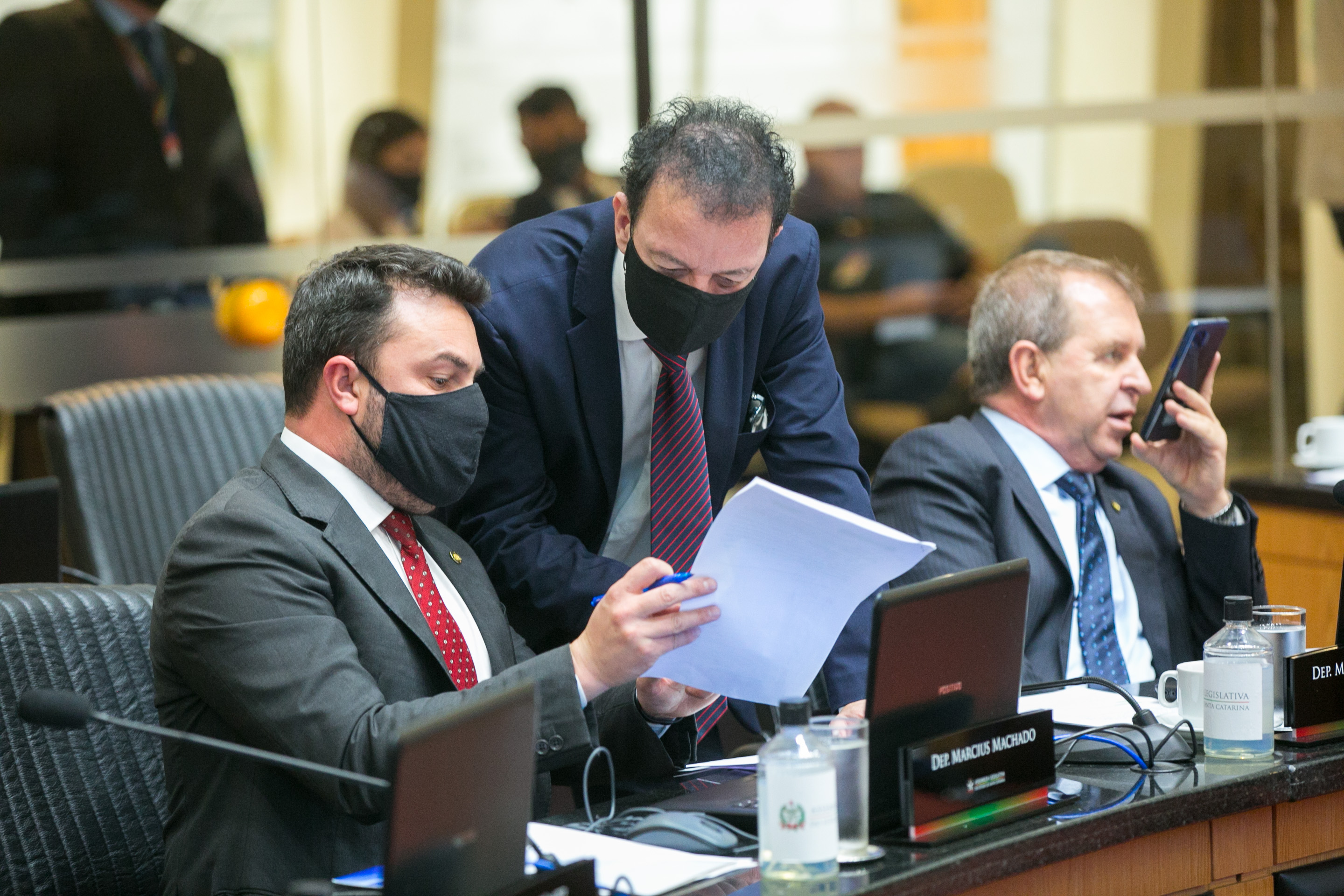 Deputado Marcius Machado (PL) e Deputado Ismael dos Santos (PSD)