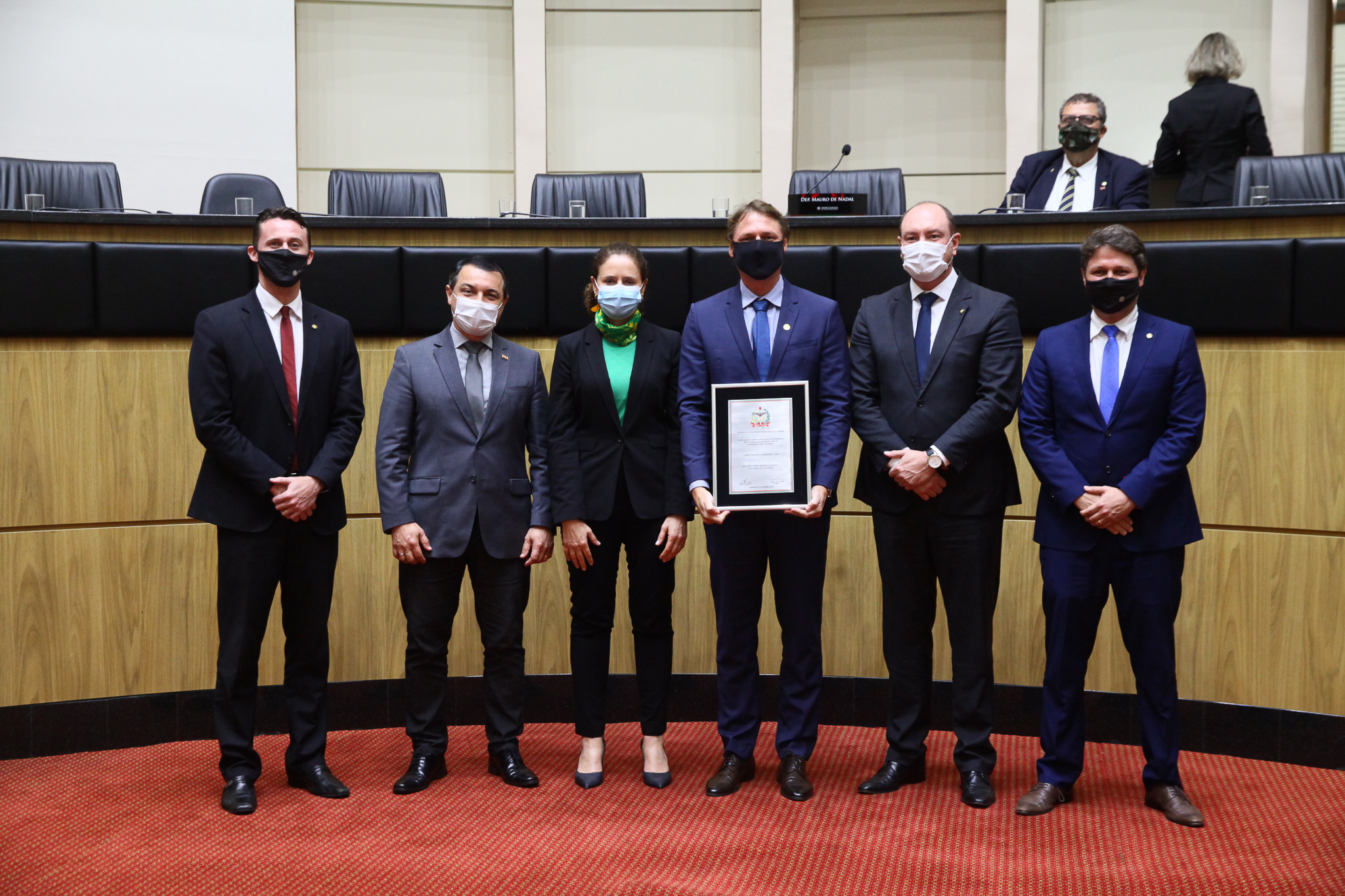 Sessão Especial em Homenagem aos Atletas Catarinenses que representaram o Brasil nas Olimpíadas e Paralímpiadas de Tóquio e no Campeonato Sul Americano de Atletismo Sub-20, no Peru.