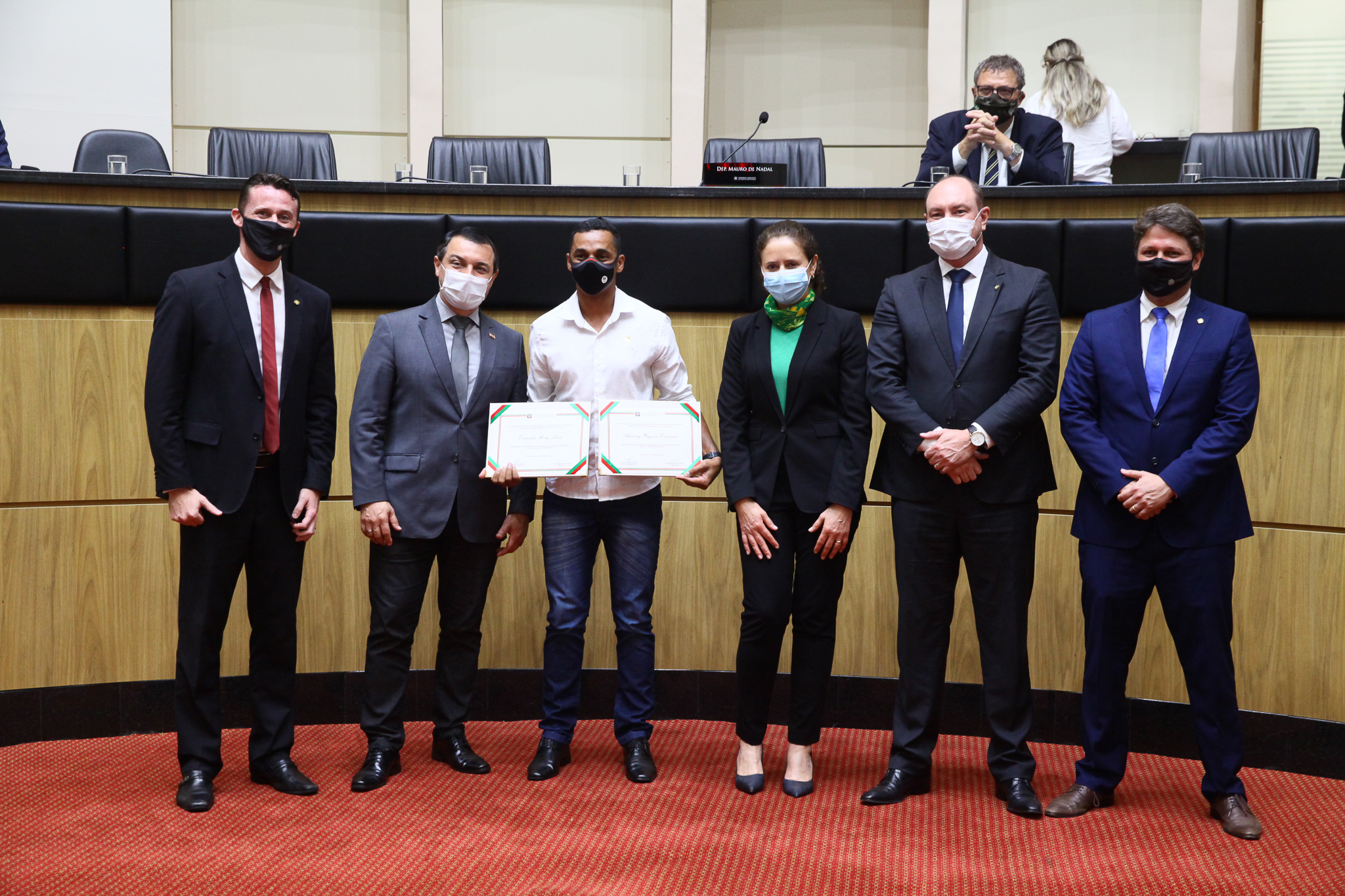 Sessão Especial em Homenagem aos Atletas Catarinenses que representaram o Brasil nas Olimpíadas e Paralímpiadas de Tóquio e no Campeonato Sul Americano de Atletismo Sub-20, no Peru.