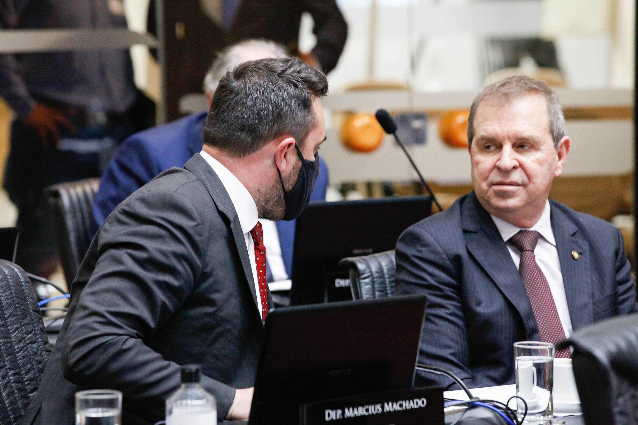 Deputado Waldir Cobalchini (MDB), Deputado Maurício Eskudlark (PR)