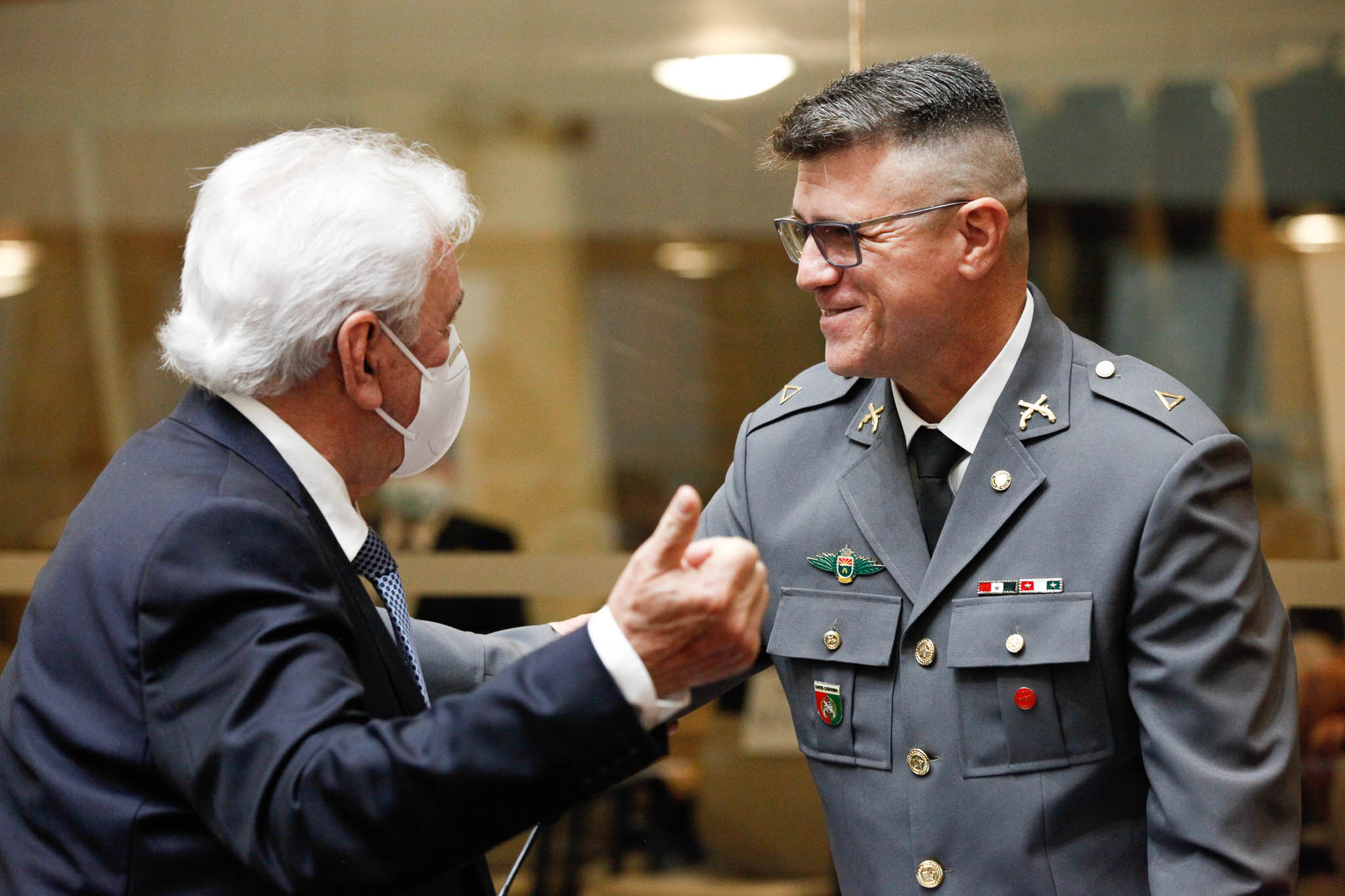 Deputado Moacir Sopelsa (MDB), Deputado Rudinei Floriano (PSL)