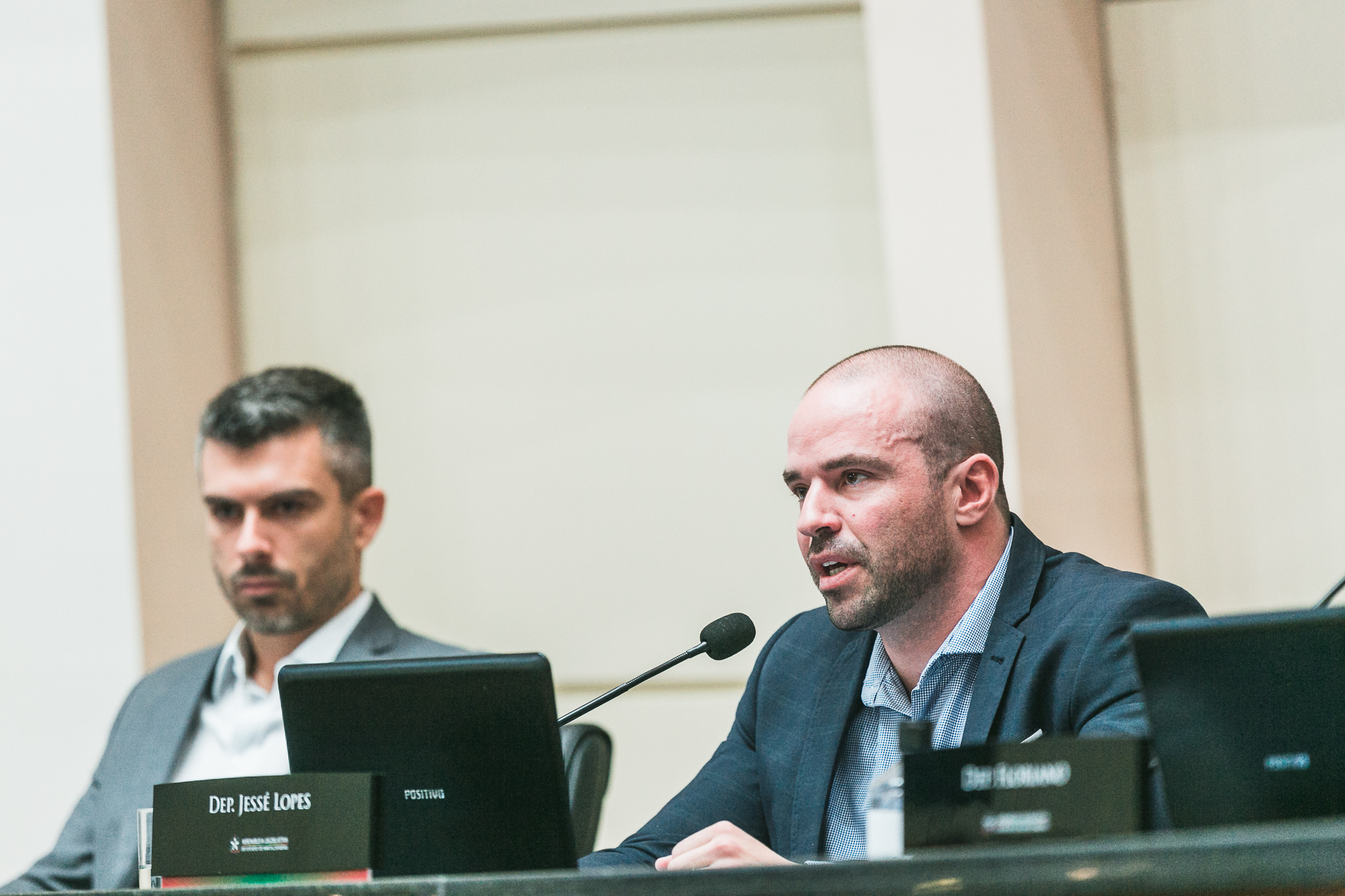 Deputado Jessé Lopes (PSL) - Deputado Bruno Souza (NOVO)