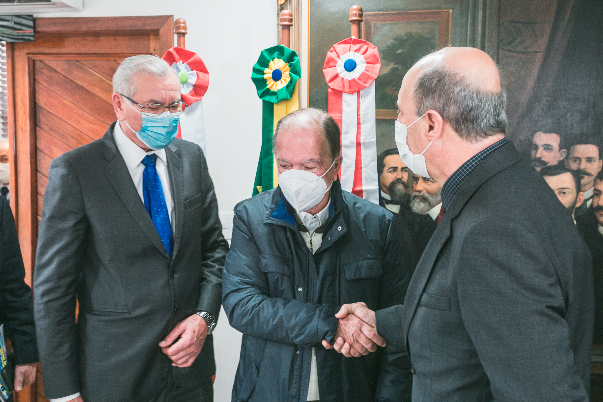 Deputado Silvio Dreveck (PP) - Vice-Governador da Bahia, João Leão (PP) - Deputado José Milton Scheffer (PP)