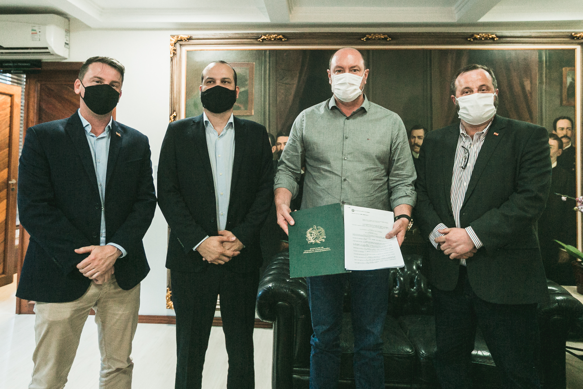 Entrega do Estatuto da Polícia Penal na Presidência