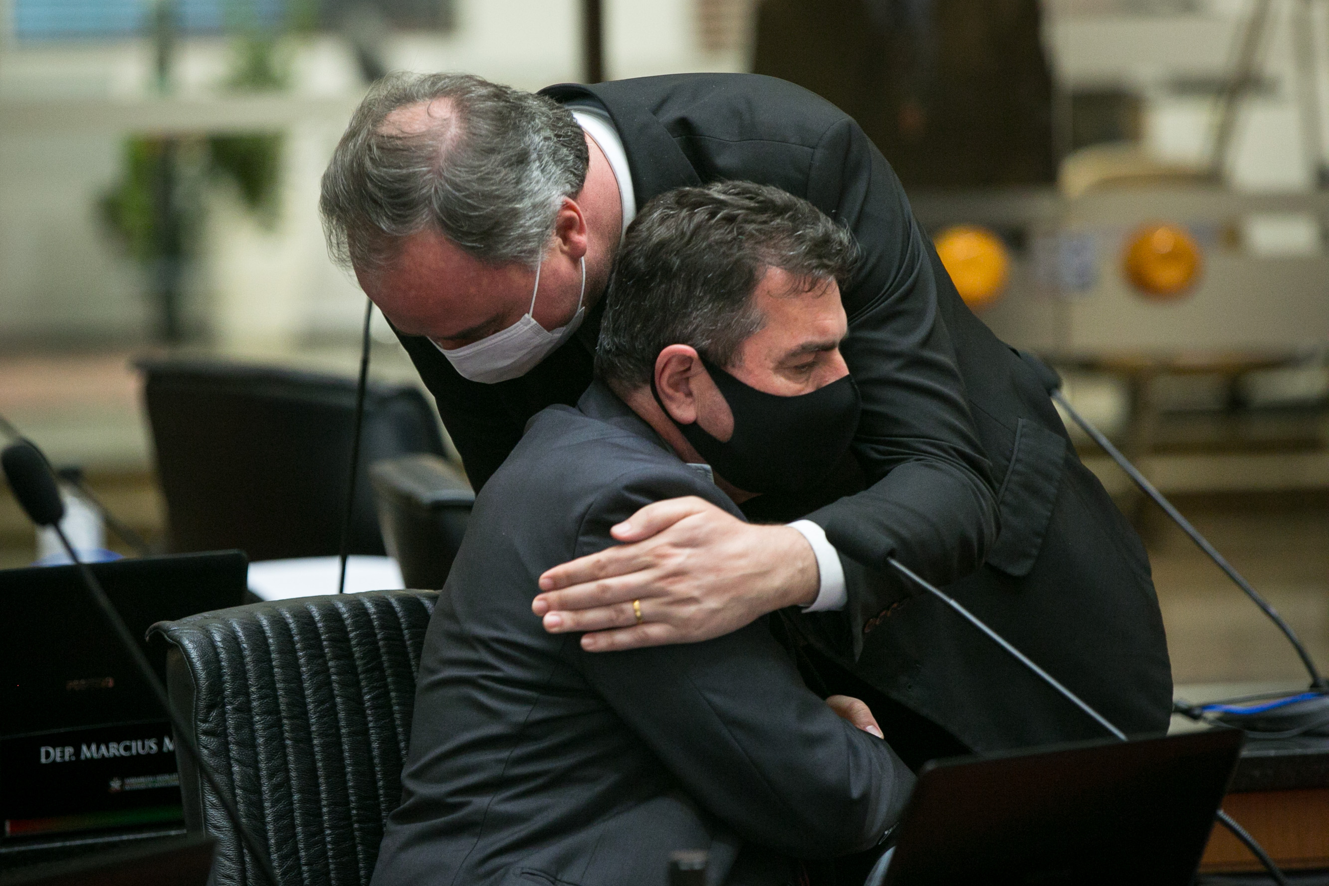 Deputado Valdir Cobalchini (MDB) e Deputado Kennedy Nunes (PTB)