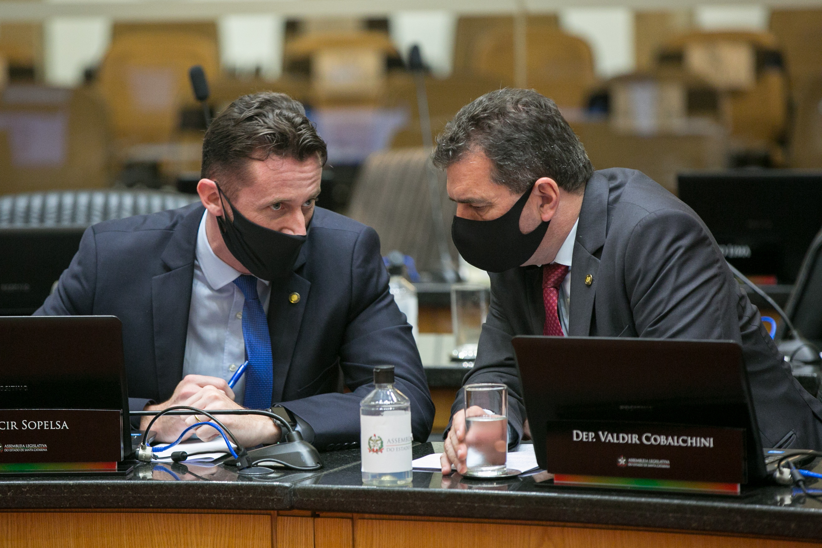 Deputado Fernando Krelling (MDB) e Deputado Valdir Cobalchini (MDB)