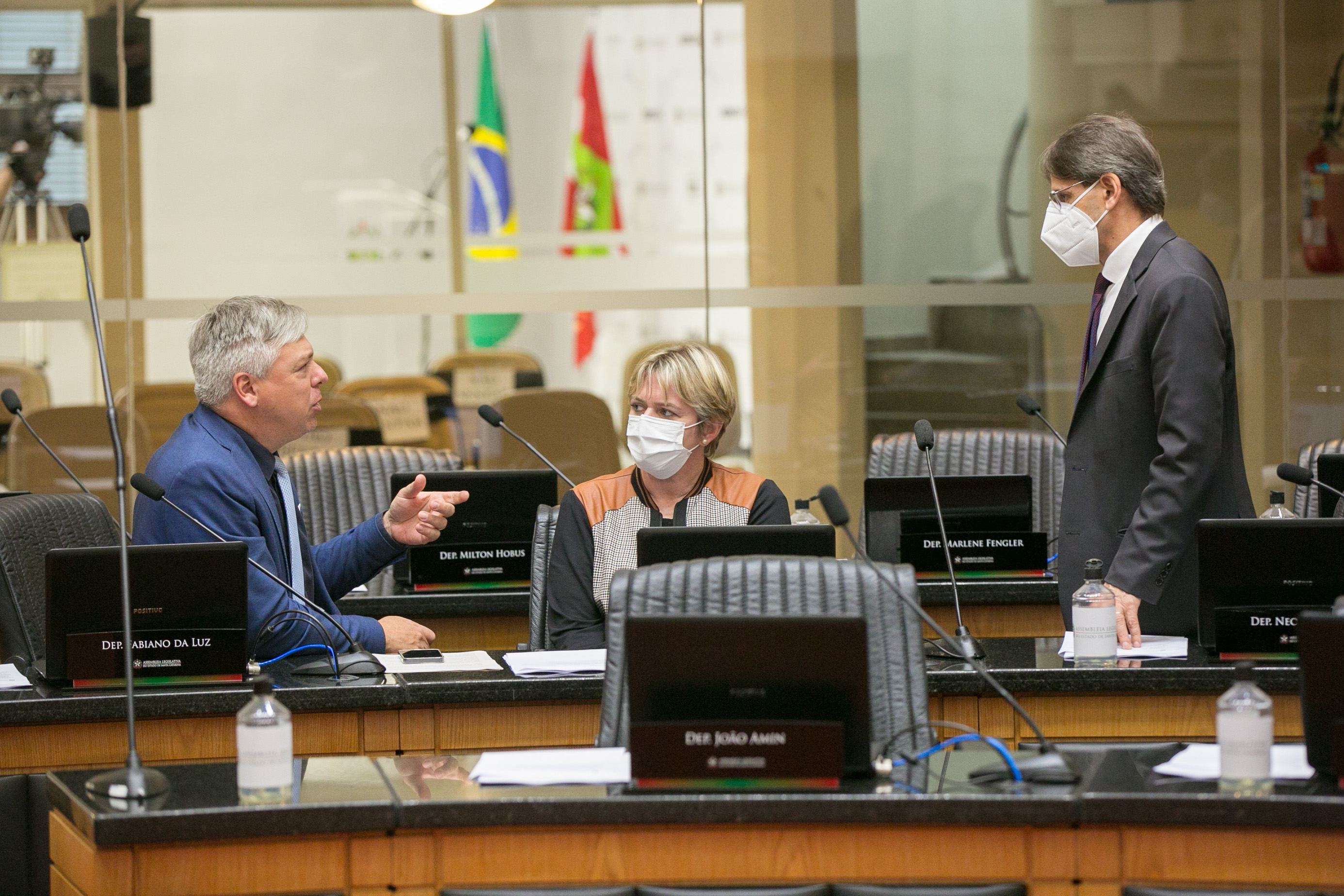 Deputado Fabiano da Luz (PT) e Deputada Luciane Carminatti (PT)