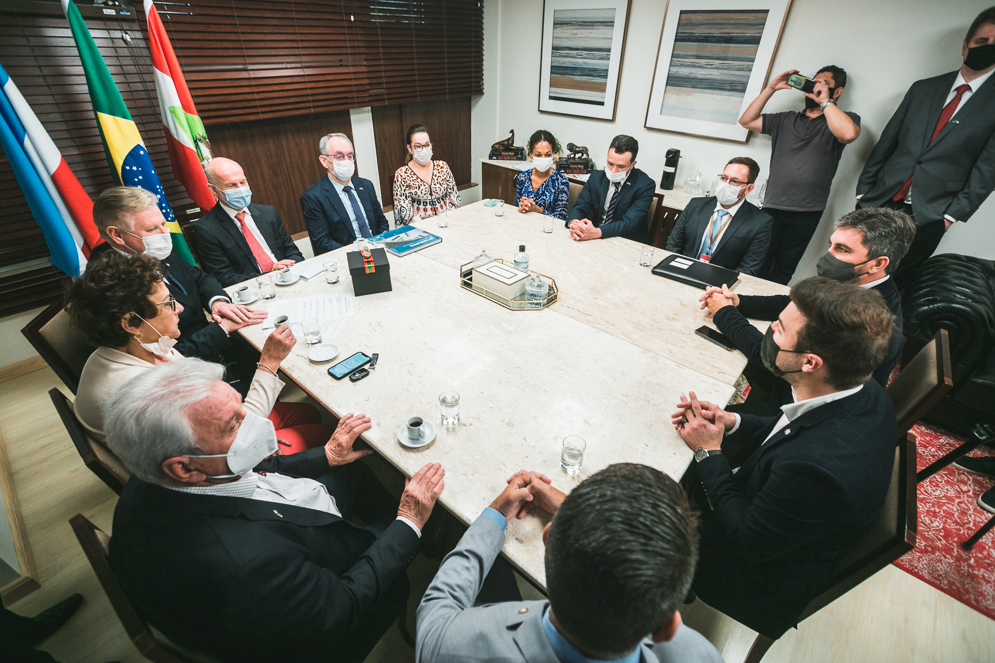 Visita do Embaixador de Luxemburgo