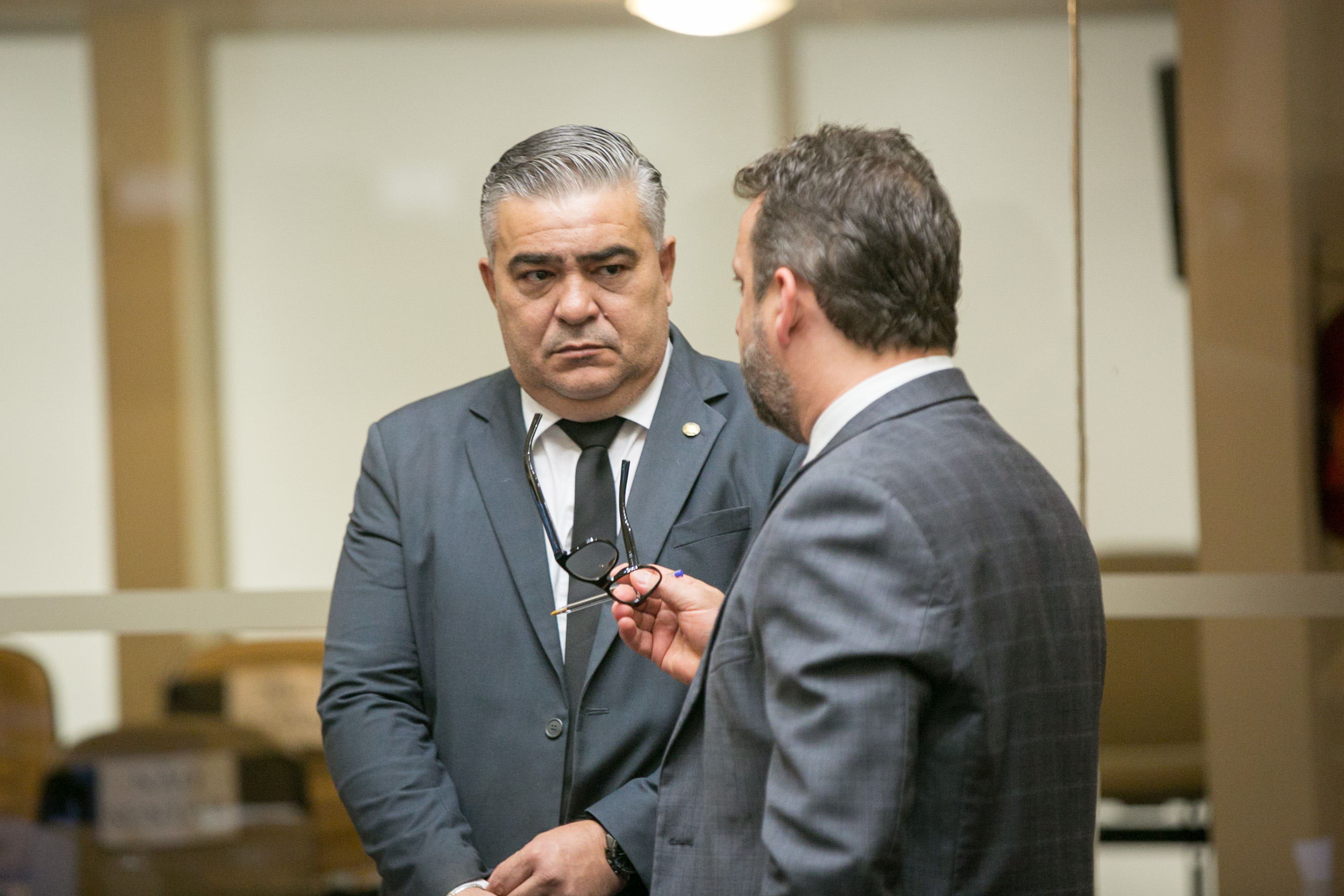 Deputado Sargento Lima (PL) e Deputado Jerry Comper (MDB)