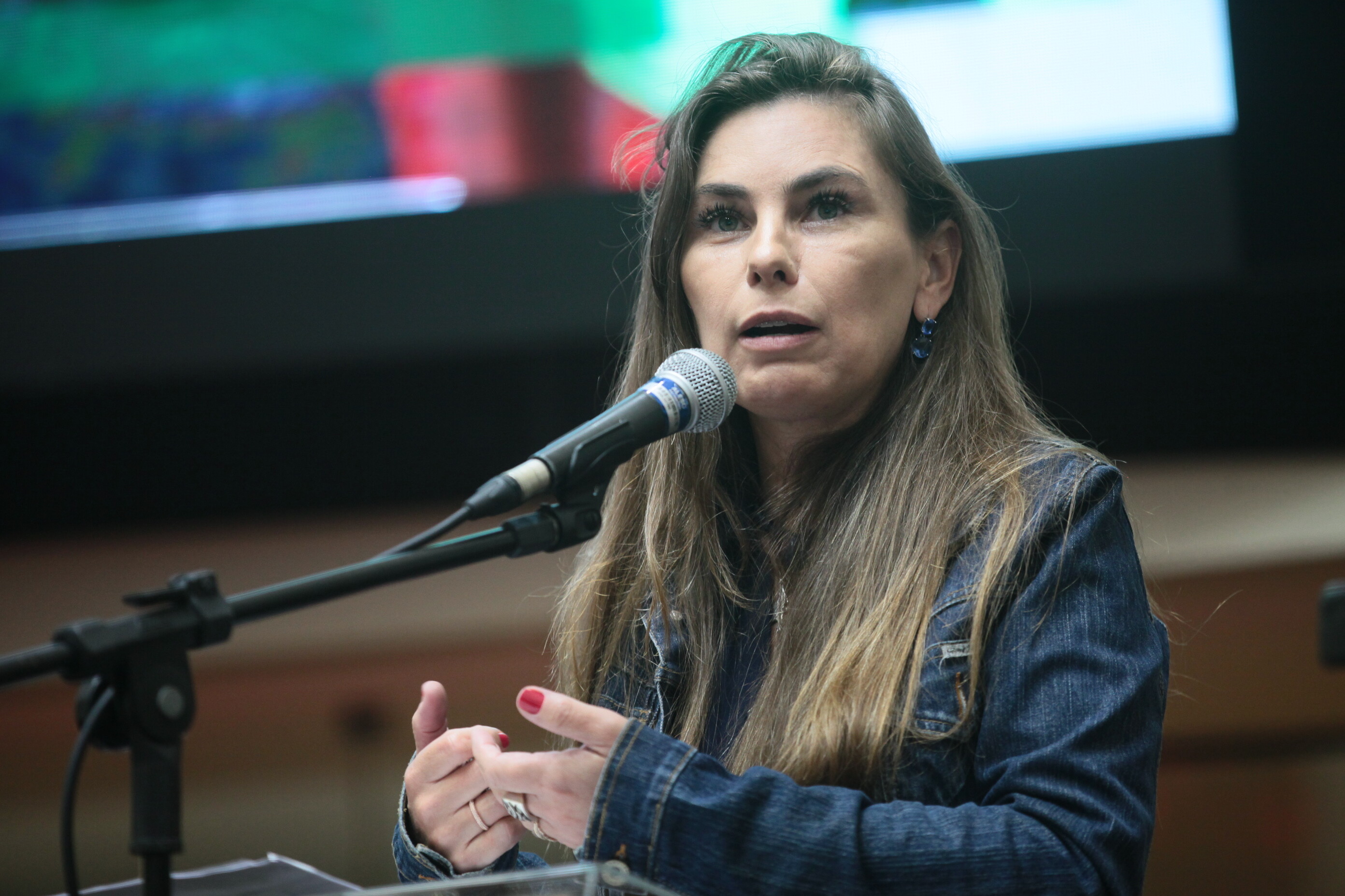 Paulinha enaltece a figura combativa de Maria da Penha