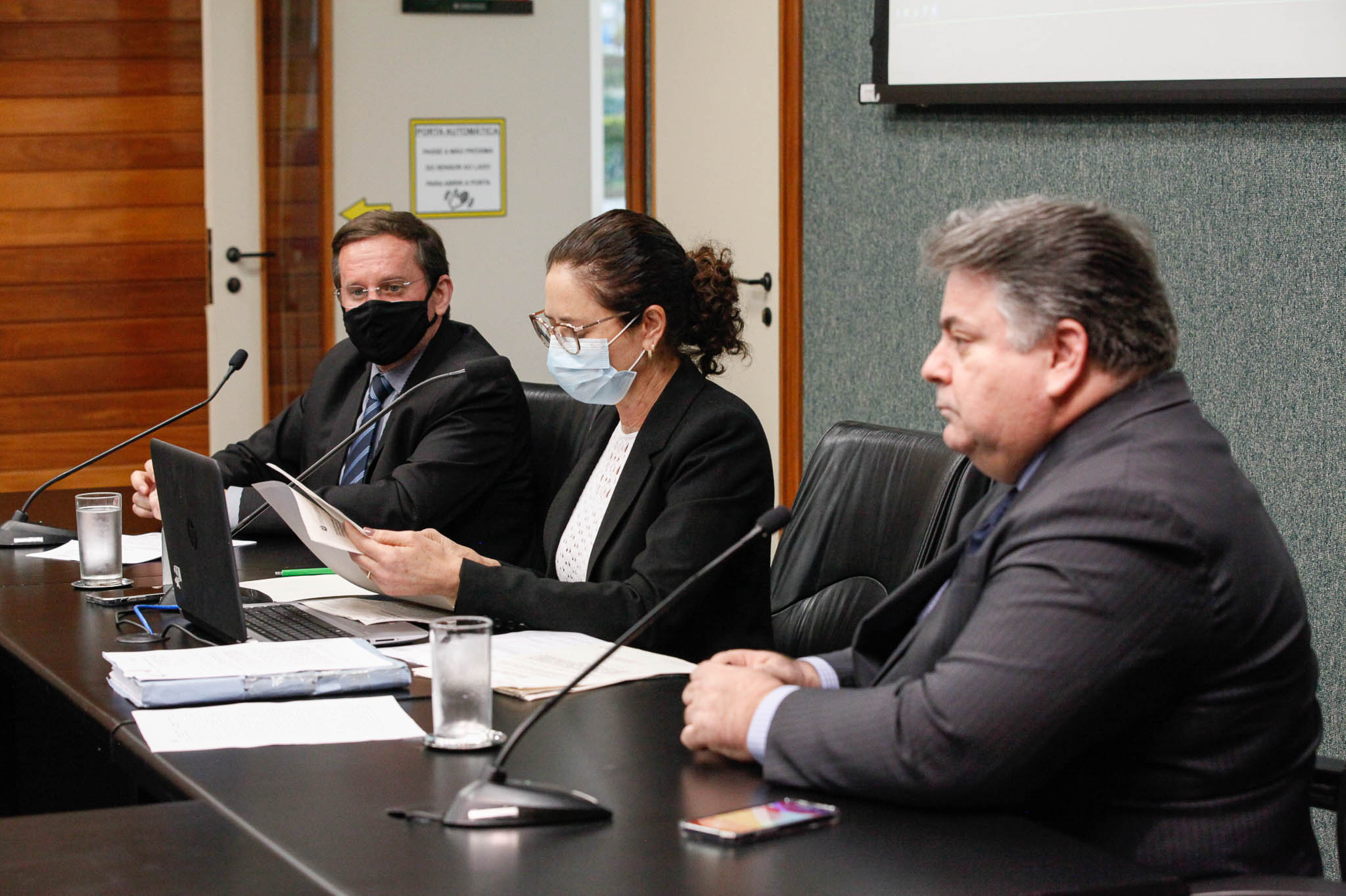 Deputado Jair Miotto (PSC), Deputada Marlene Fengler (PSD), Deputado Sérgio Motta (PRB)
