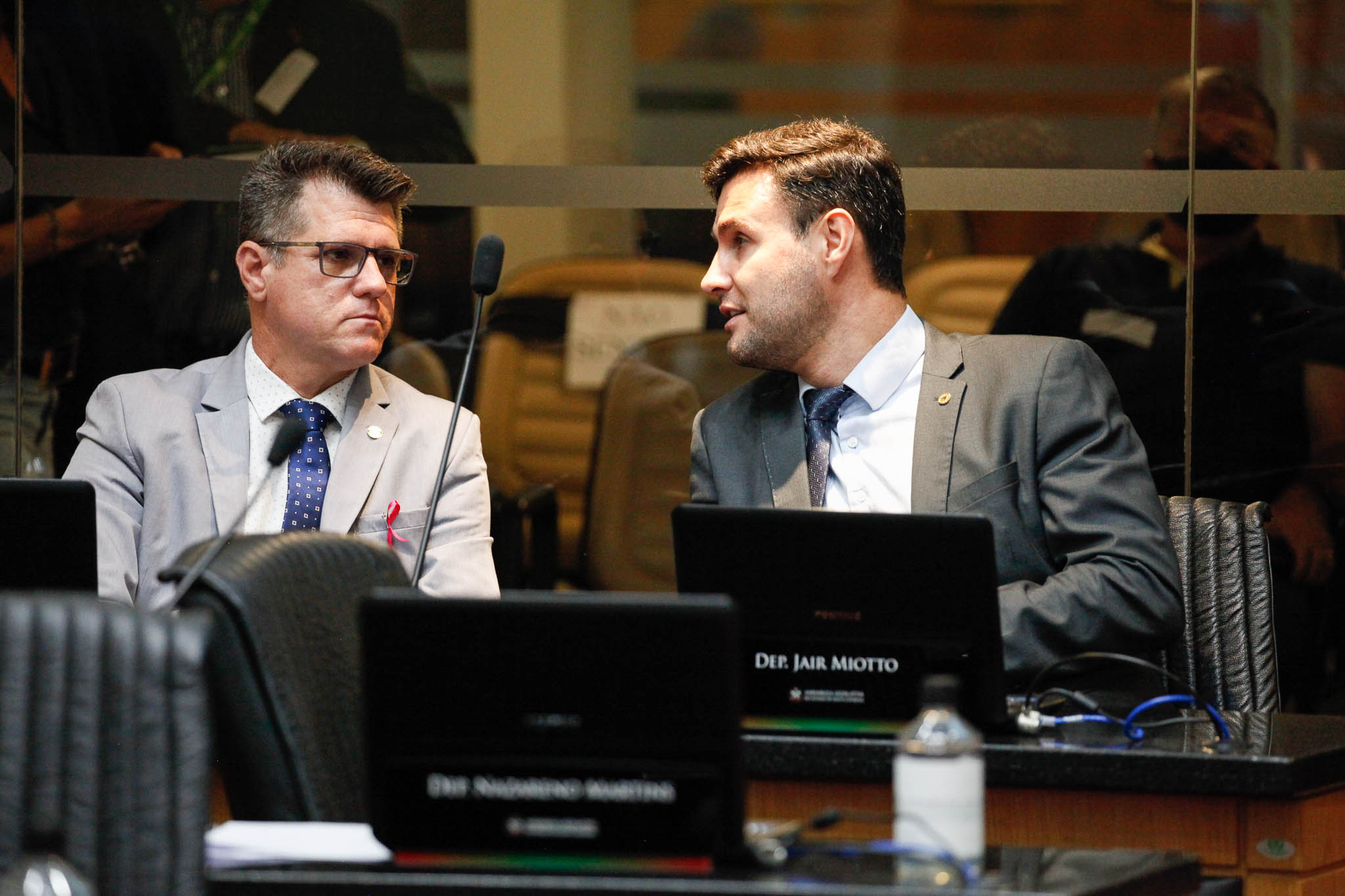 Deputado Rudinei Floriano (PSL), Deputado Felipe Estevão (PSL)