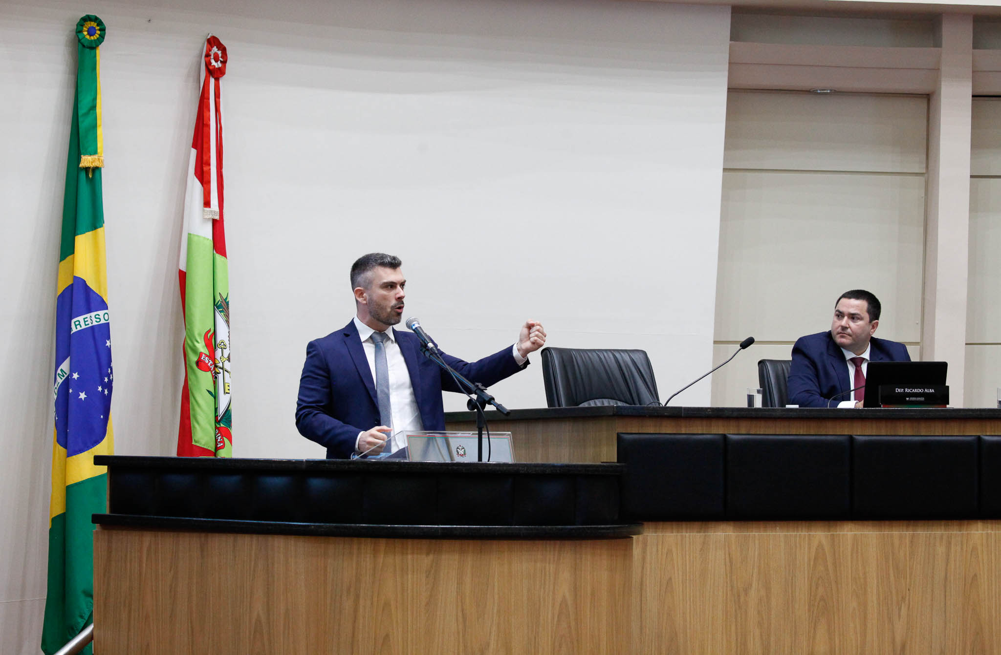 Deputado Bruno Souza (NOVO), Deputado Ricardo Alba (PSL)