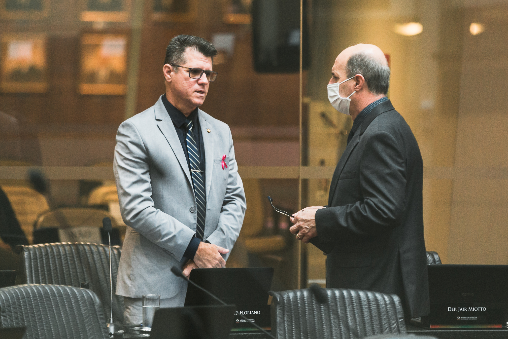 Deputado Rudinei Floriano (PSL) - Deputado José Milton Scheffer (PP)