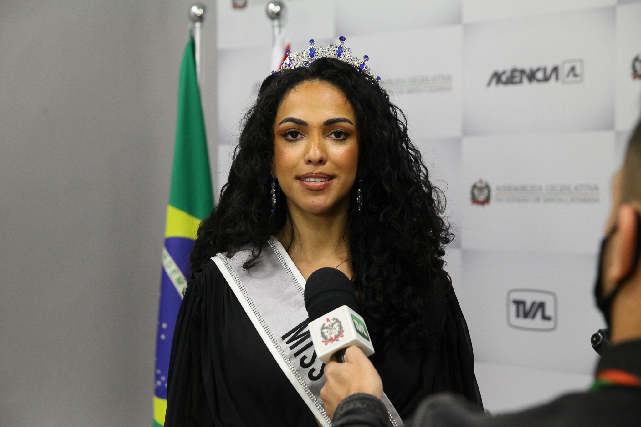Visita da Miss Santa Catarina