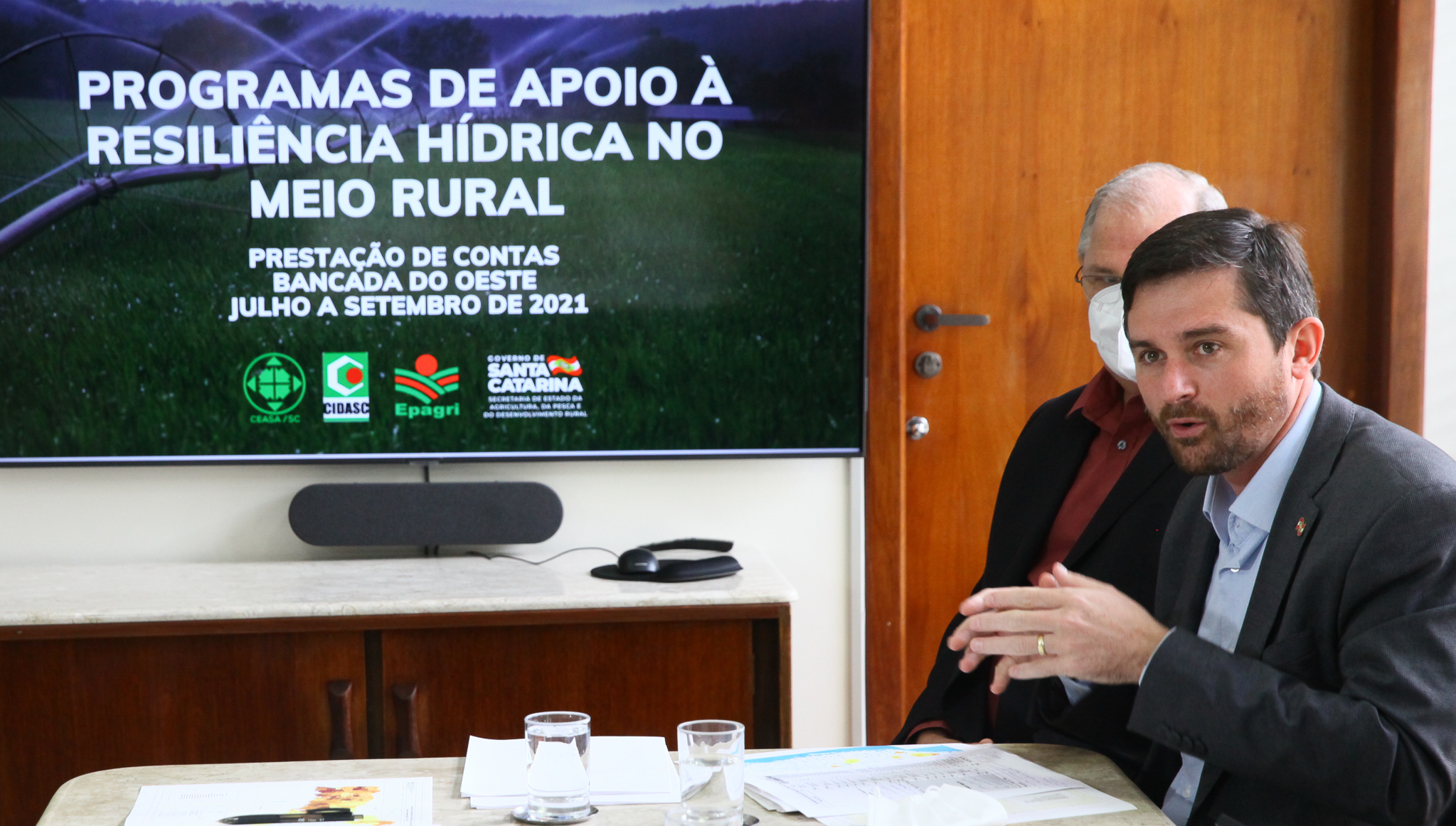 Reunião da Bancada do Oeste - Ricardo Miotto, Secretário Adjunto de Estado da Agricultura da Pesca e do Desenvolvimento Rural de SC