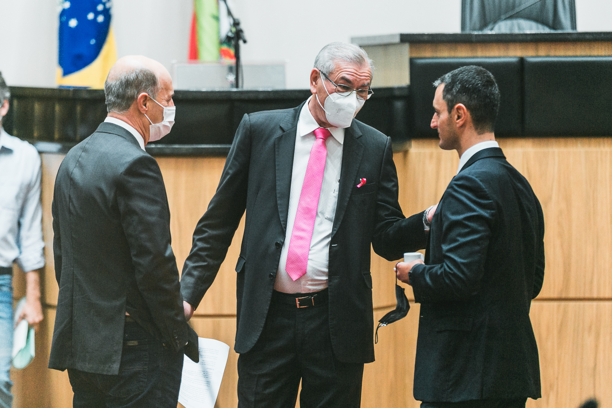 Deputado José Milton Scheffer (PP) - Deputado Silvio Dreveck (PP) - Deputado João Amin (PP)