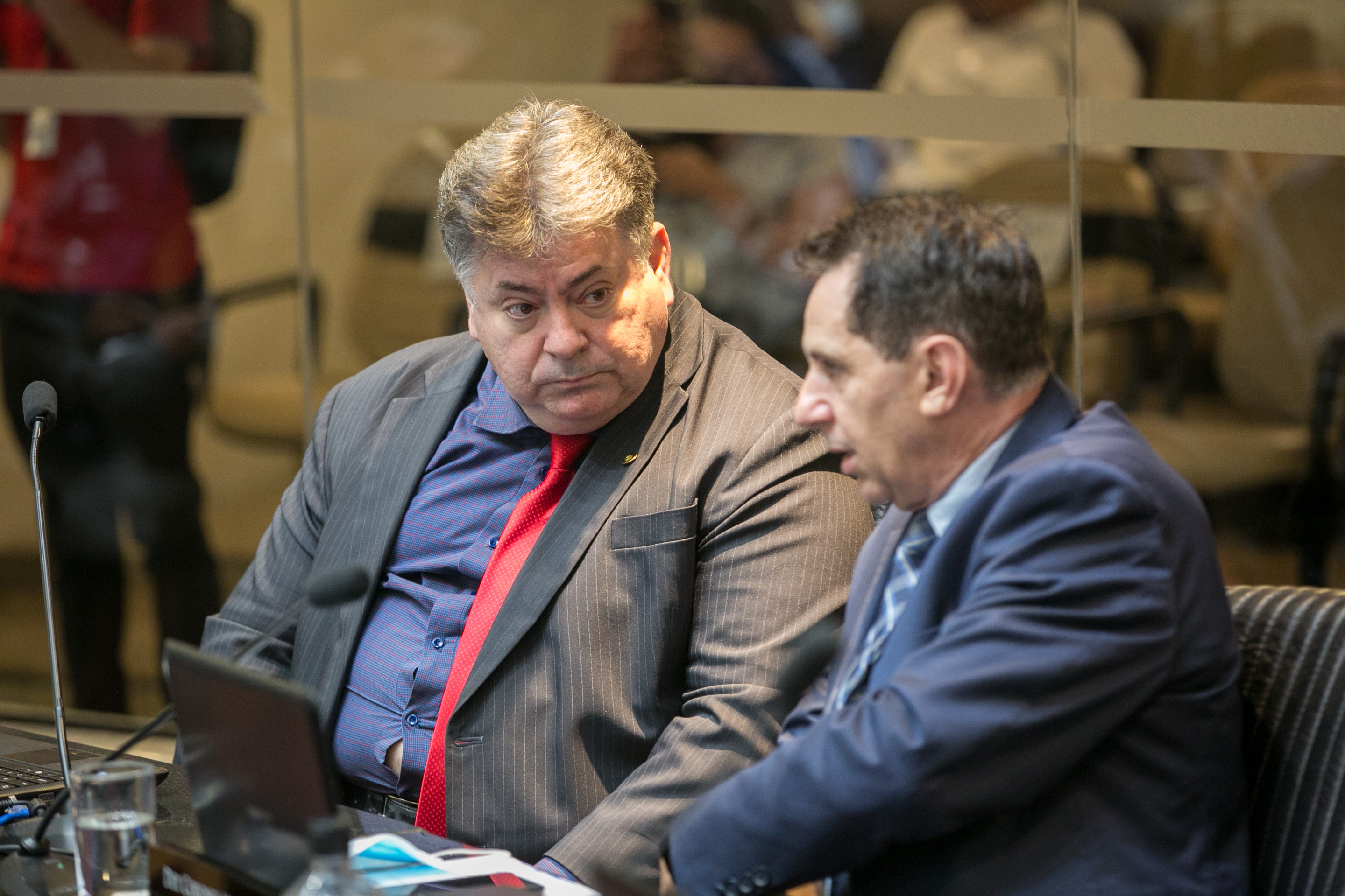 Deputado Sergio Motta (Republicanos) e Deputado Coronel Mocellin (PSL)