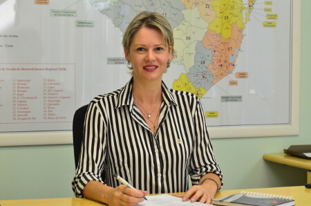 Paulinha parabeniza presidente da Epagri, uma das 100 poderosas do Agro
