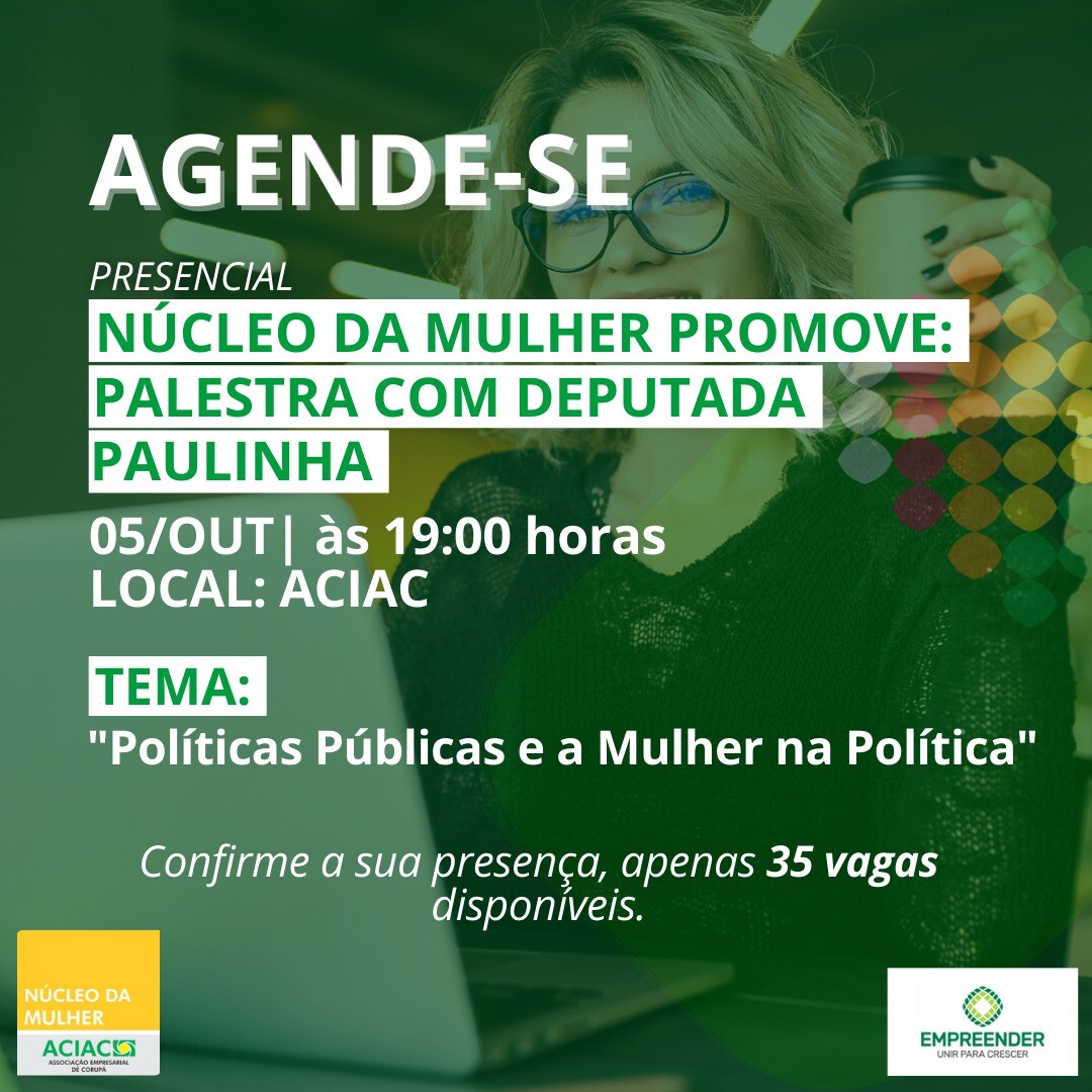 Em Corupá, Paulinha fala de políticas públicas e mulher na política