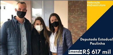 Paulinha viabiliza para Canelinha mais de R$ 600 mil em emendas