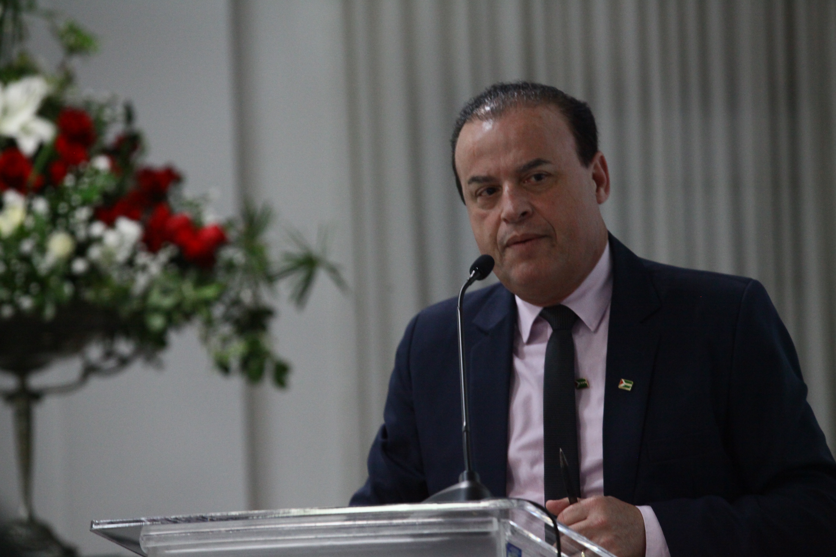 Sessão Solene em Homenagem a Dom Paulo Evaristo Arns - José Cláudio Gonçalves, prefeito de Forquilhinha