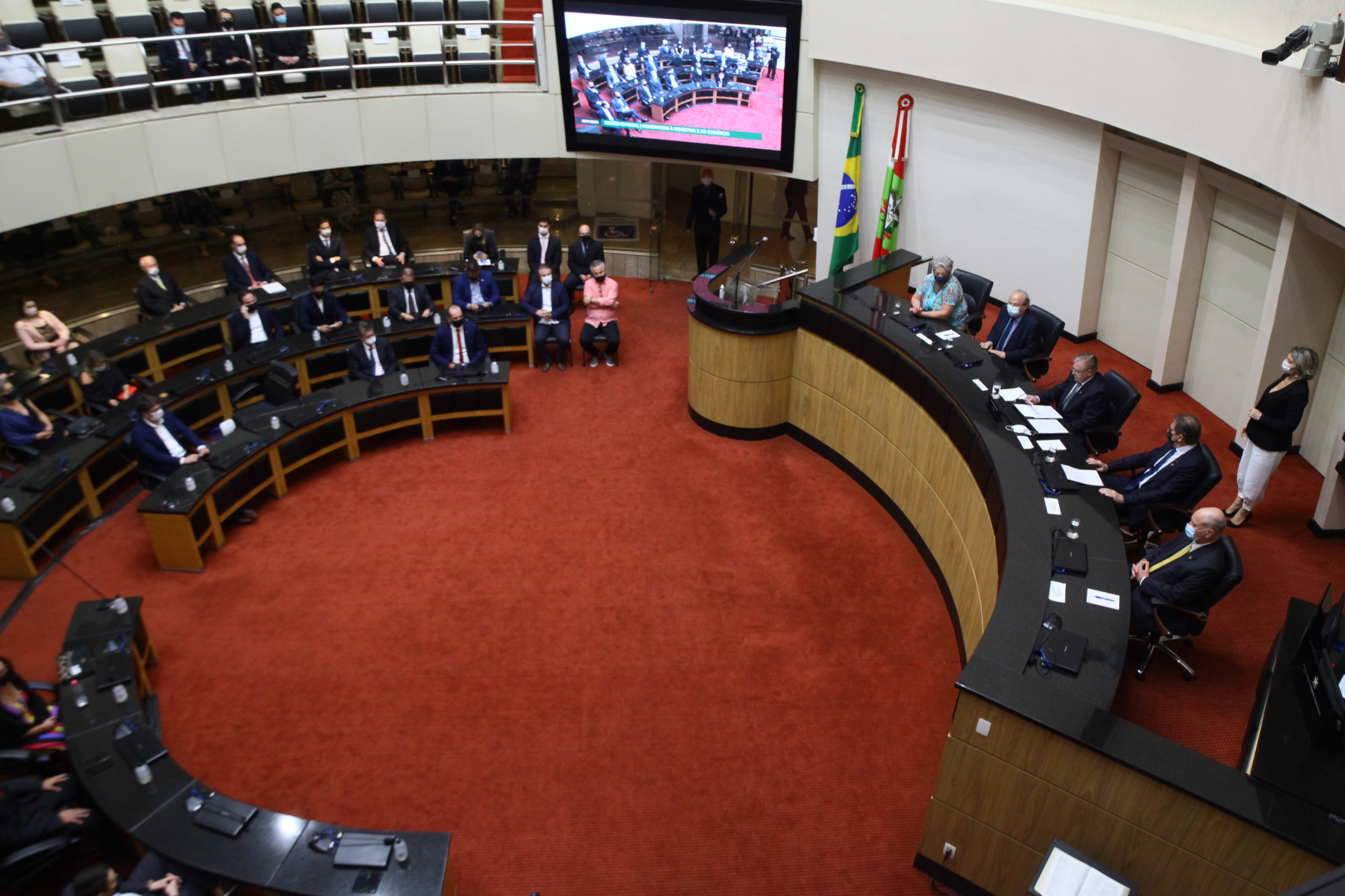 Sessão Especial em Homenagem à Indústria e ao Comércio de SC