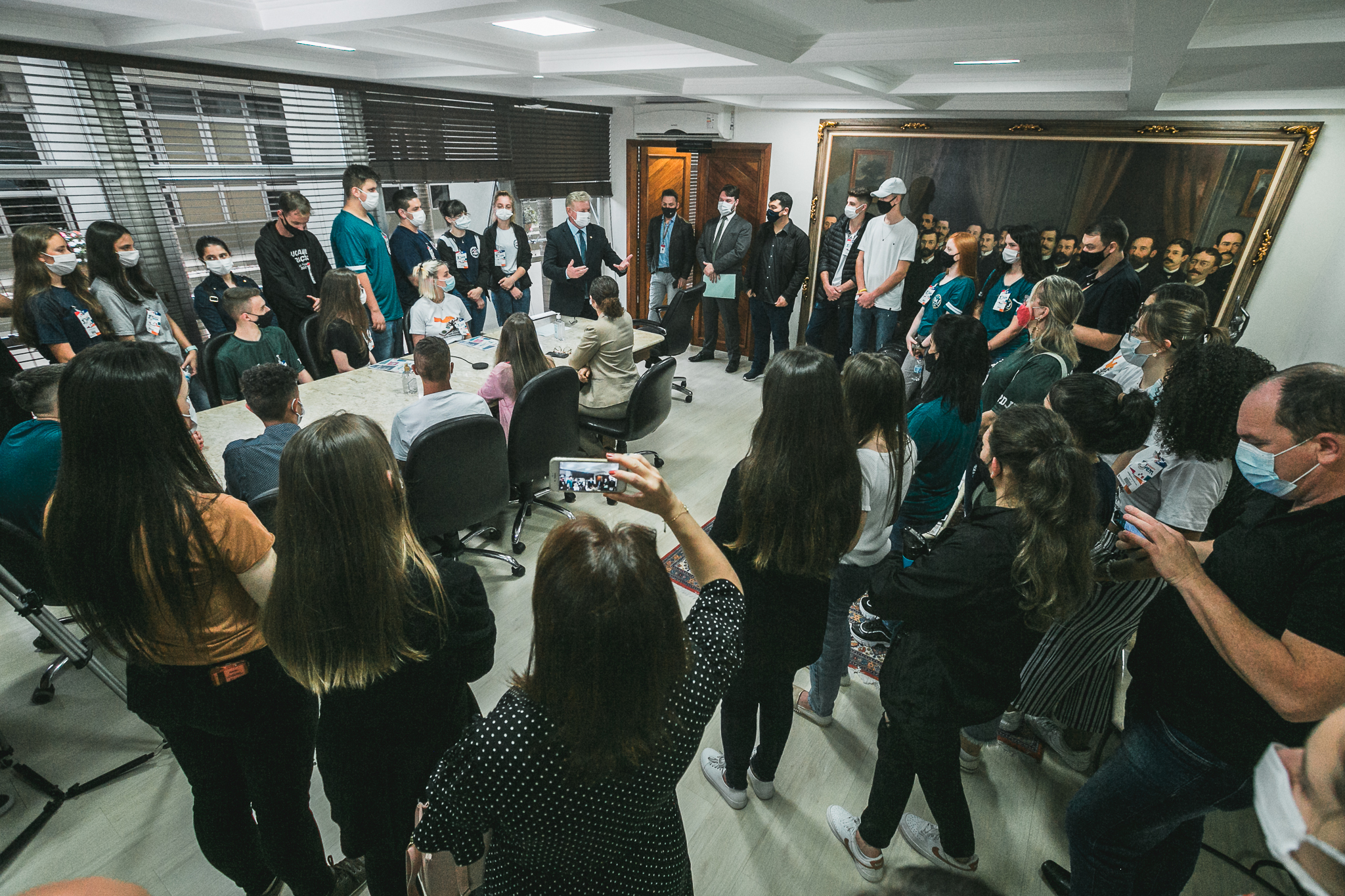 28ª Edição do Programa Parlamento Jovem Catarinense – Visita à Presidência