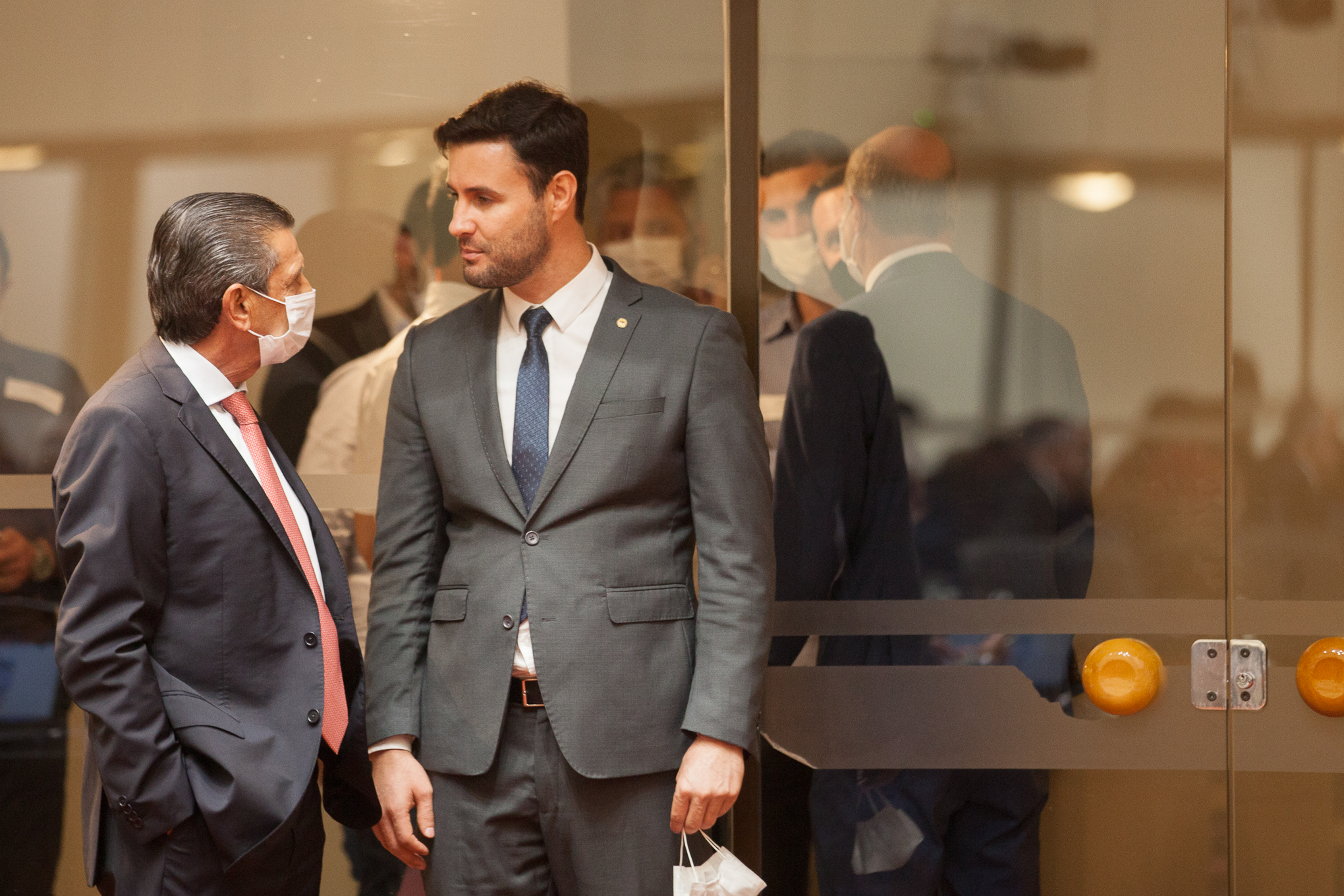 Deputado Júlio Garcia (PSD) e  Deputado Felipe Estevão (PSL)