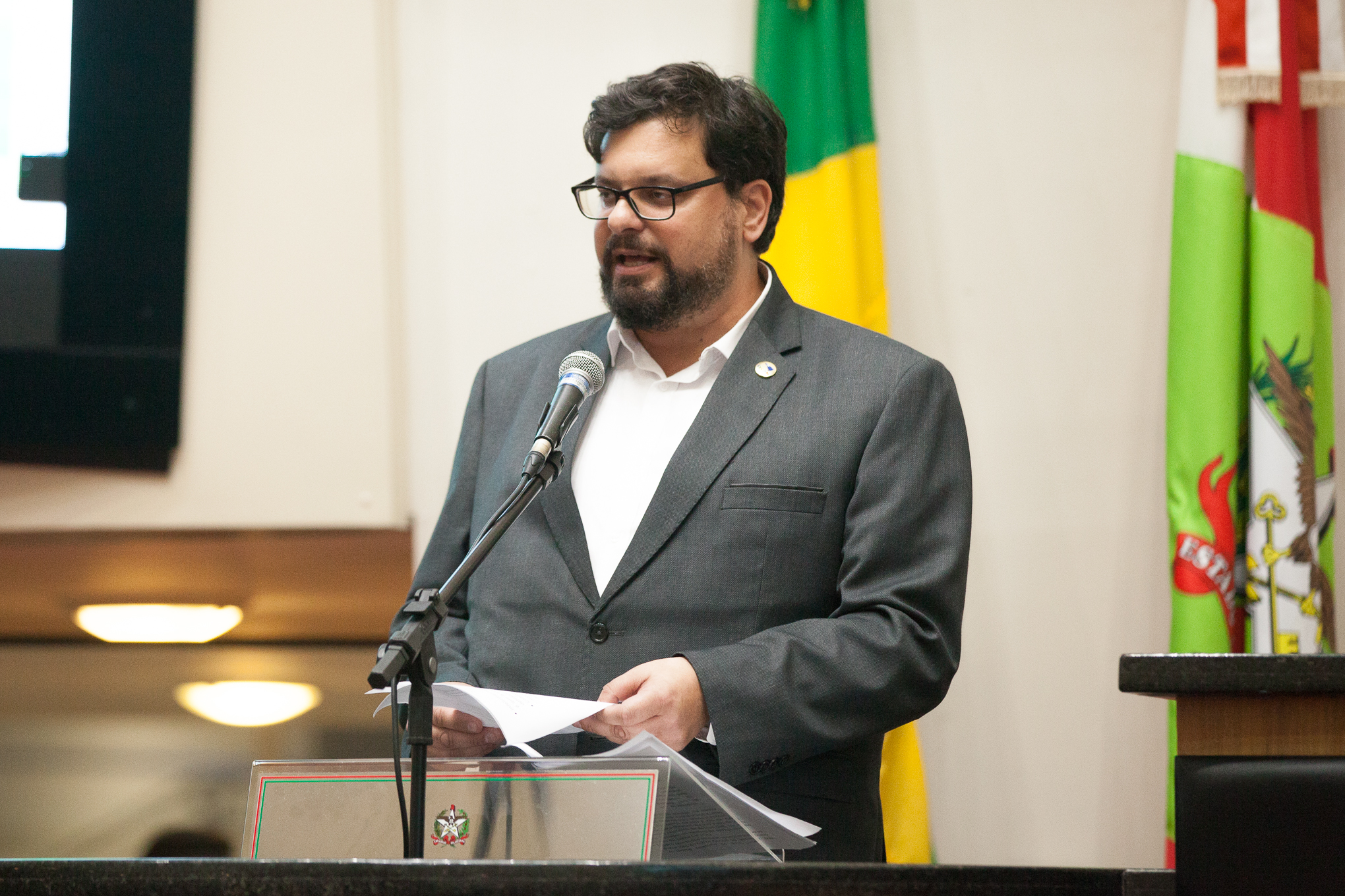 Coordenador do Colégio de Proteção e Defesa Civil da Fecam, Elton Cunha,
