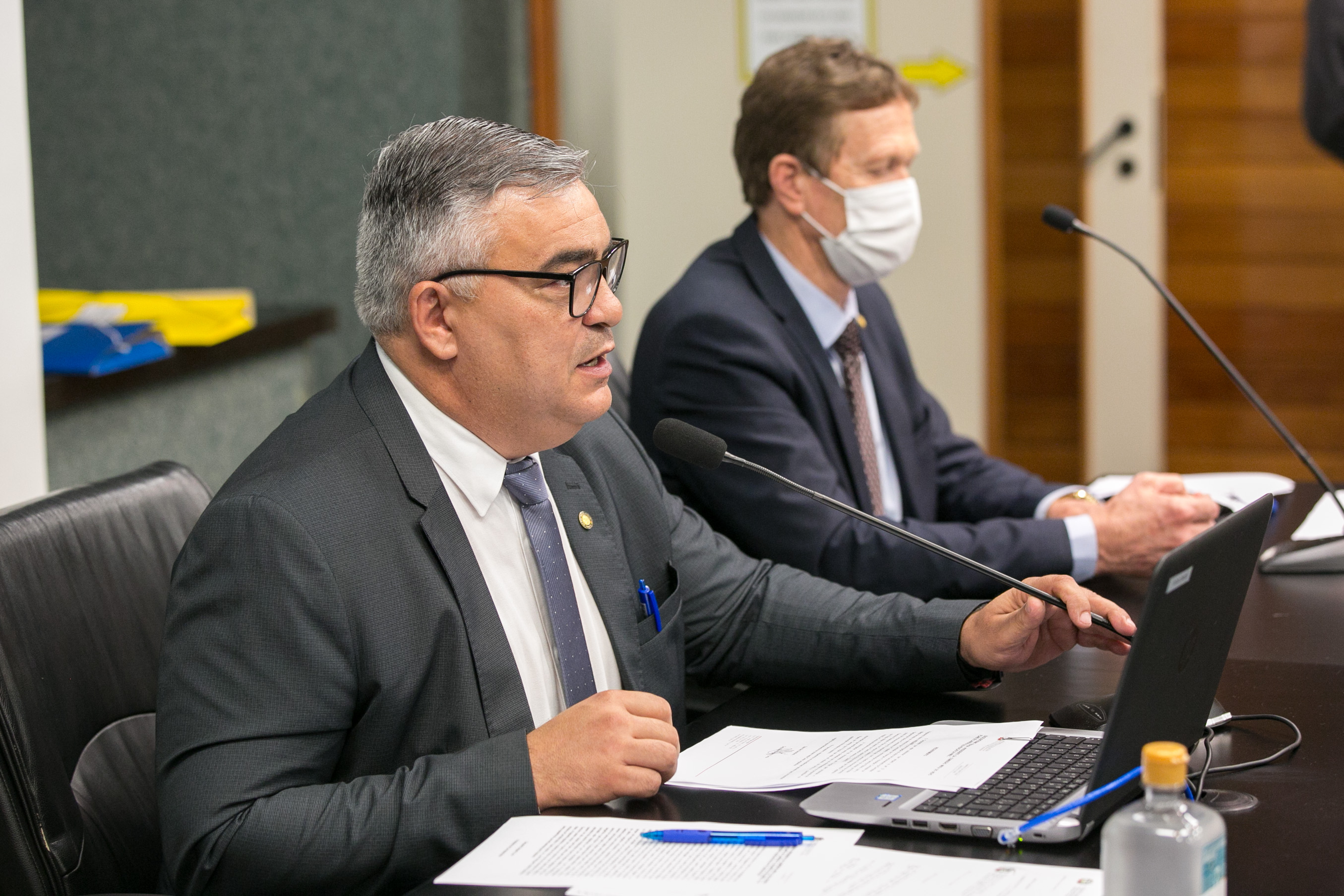 Deputado Sargento Lima (PL) e Deputado Volnei Weber (MDB)